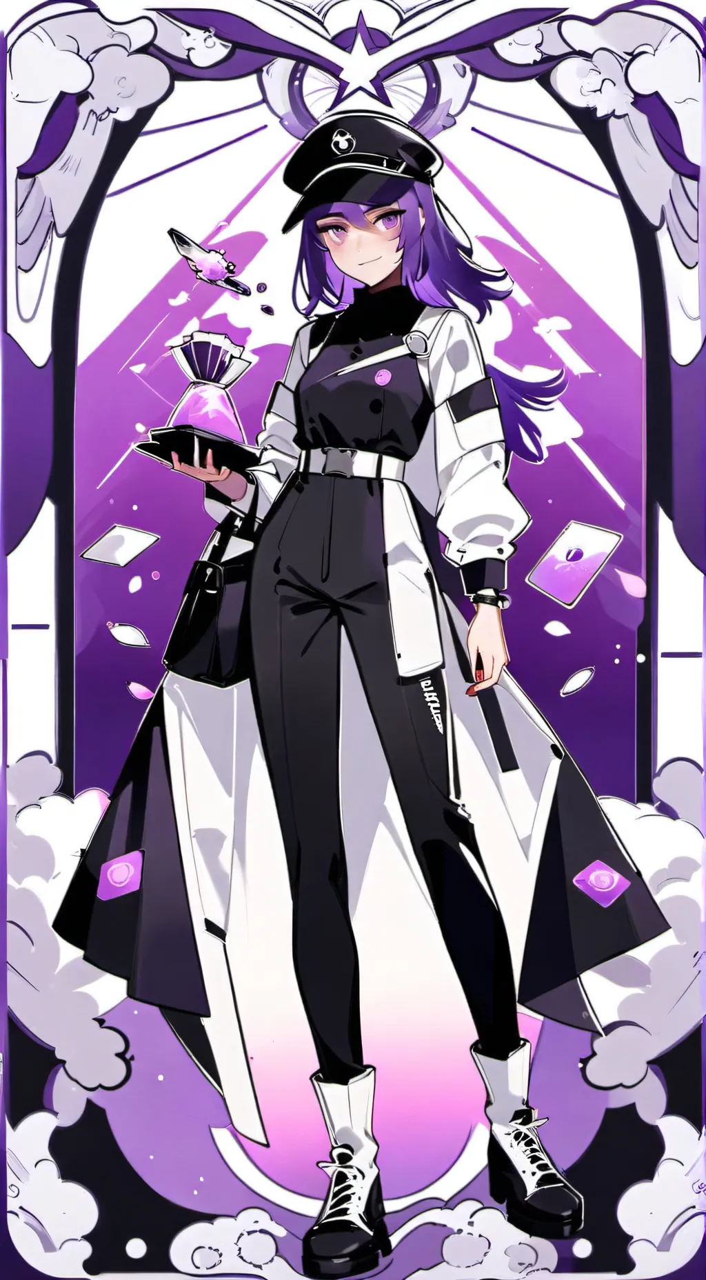 ai character: emilia 🗿👍😏 background