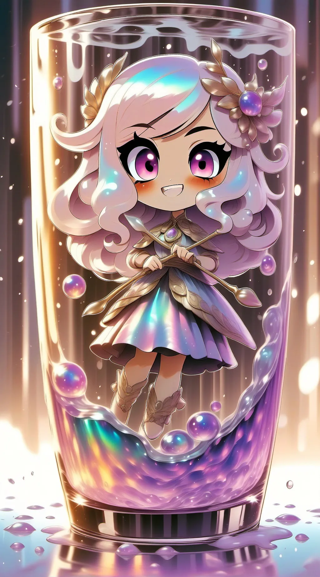 ai character: LEILA background