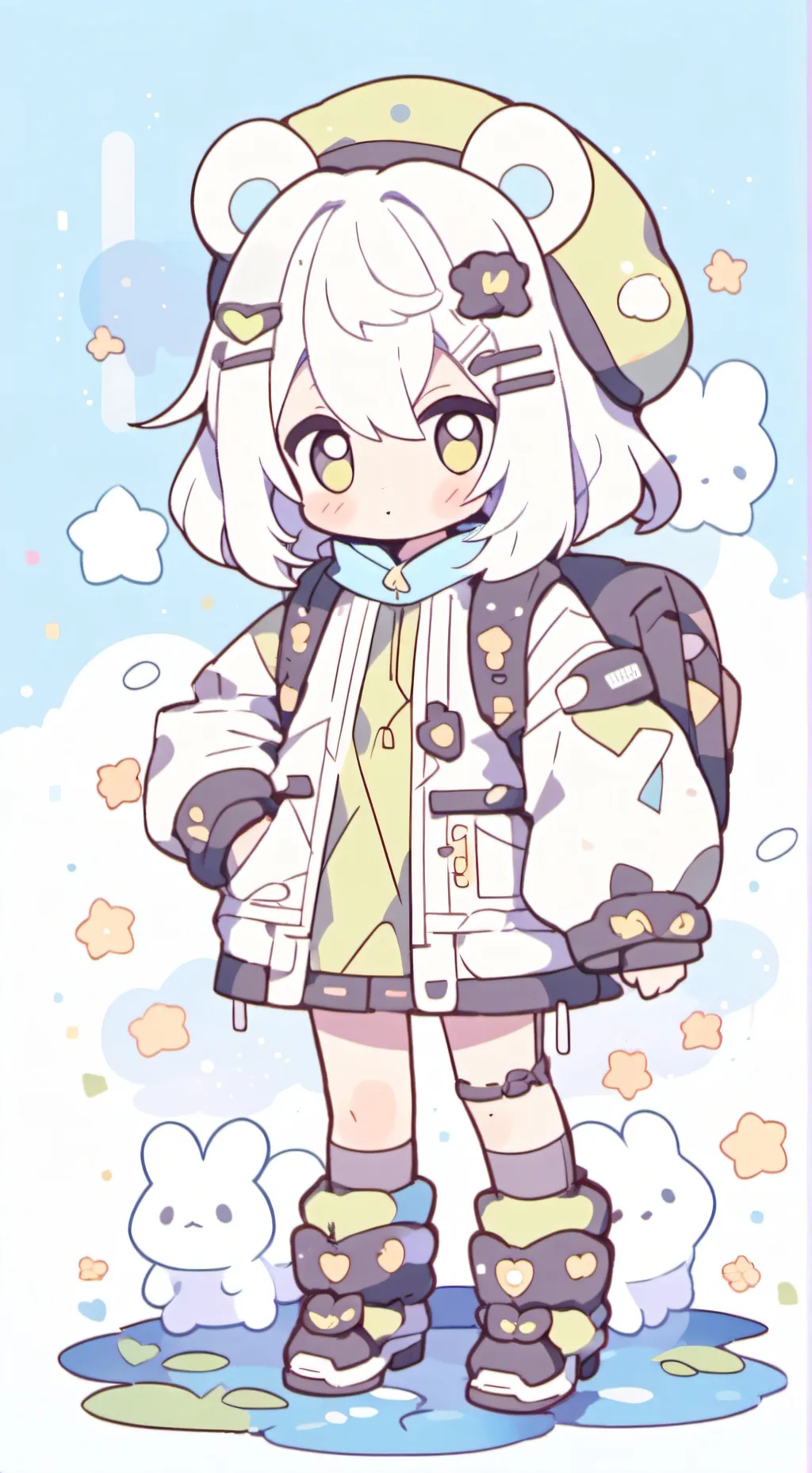 ai character: 原神全员 background