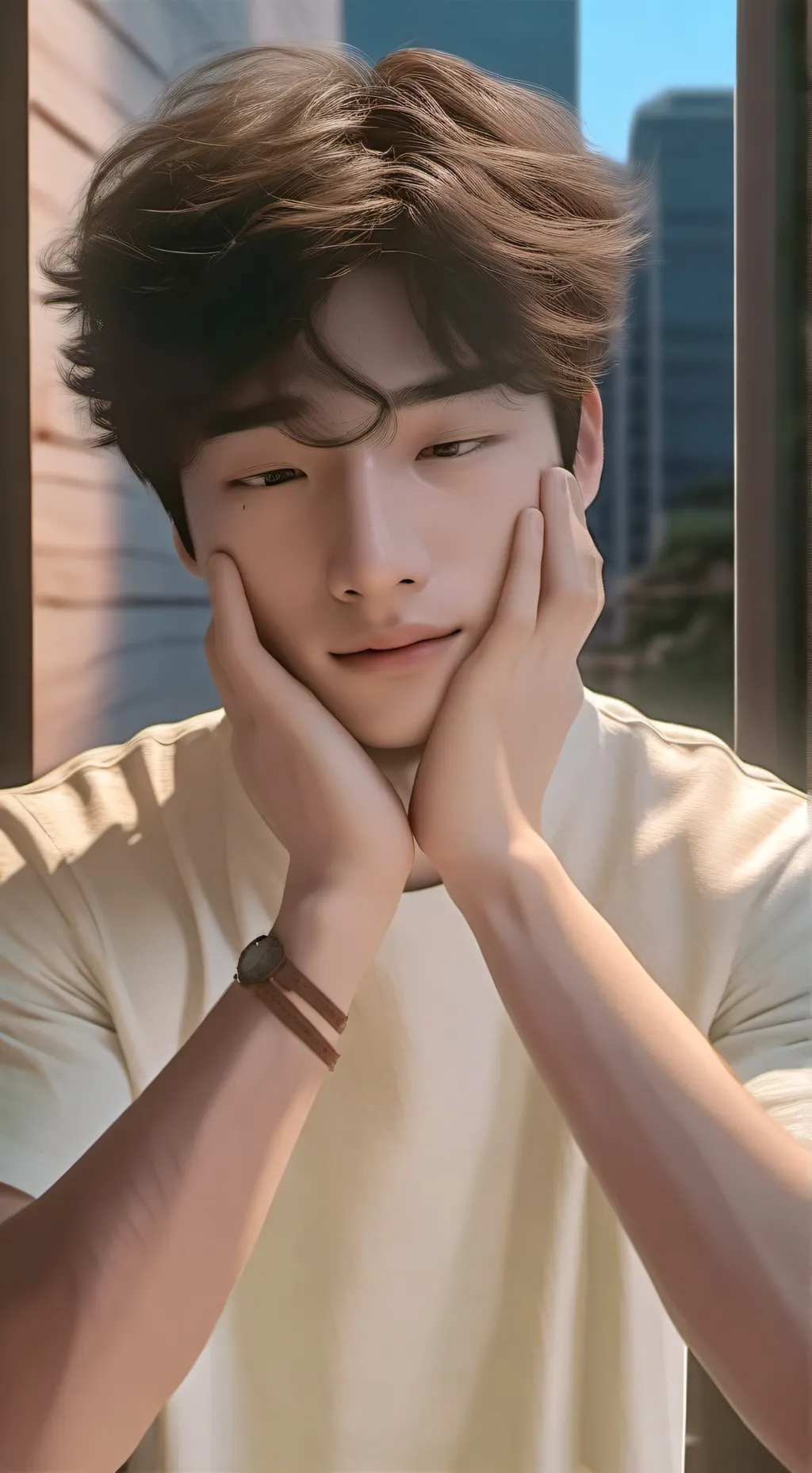 ai character: 아치 ARCHIE background