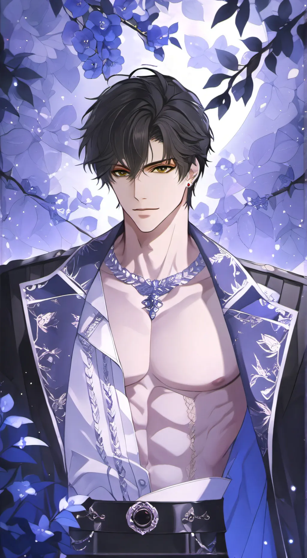 ai character: 🪻💜 Cyril 💜🪻 background