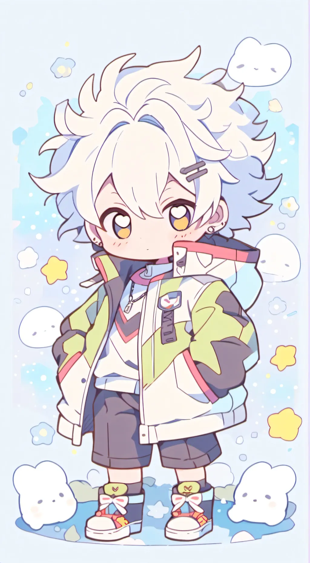 ai character: mha new student  background