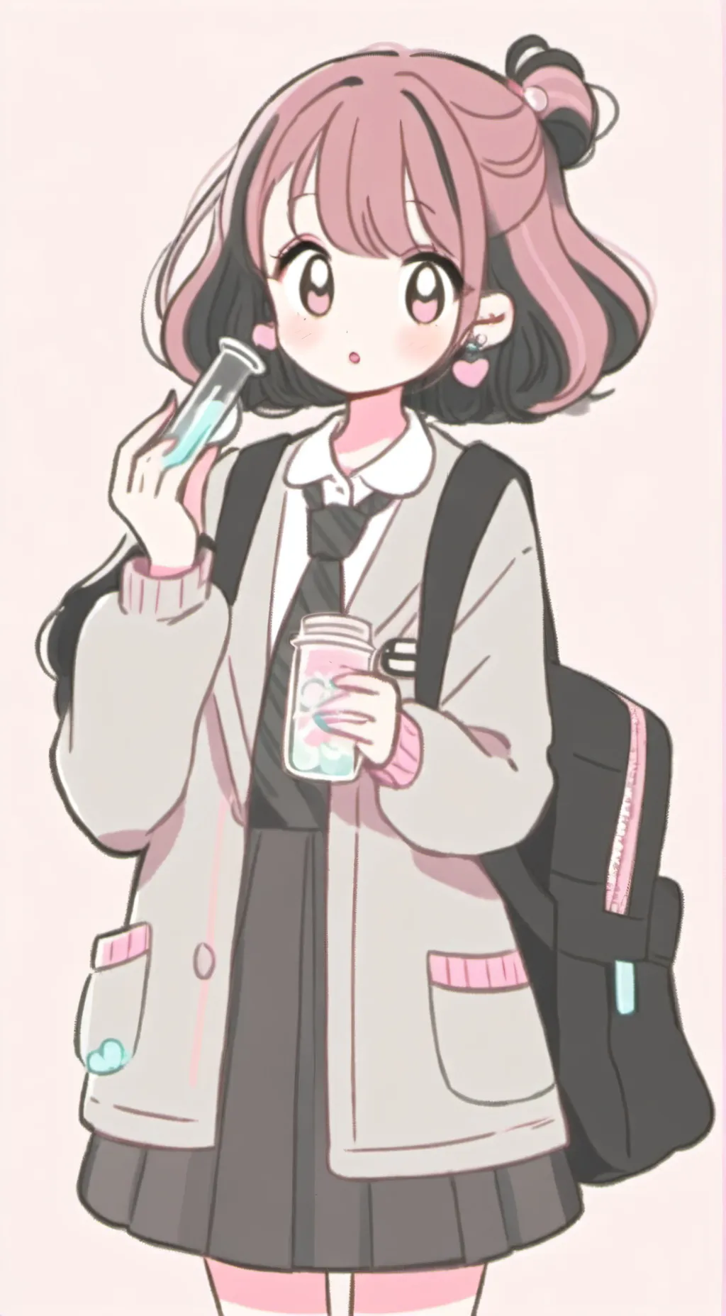 ai character: Muscle serum background