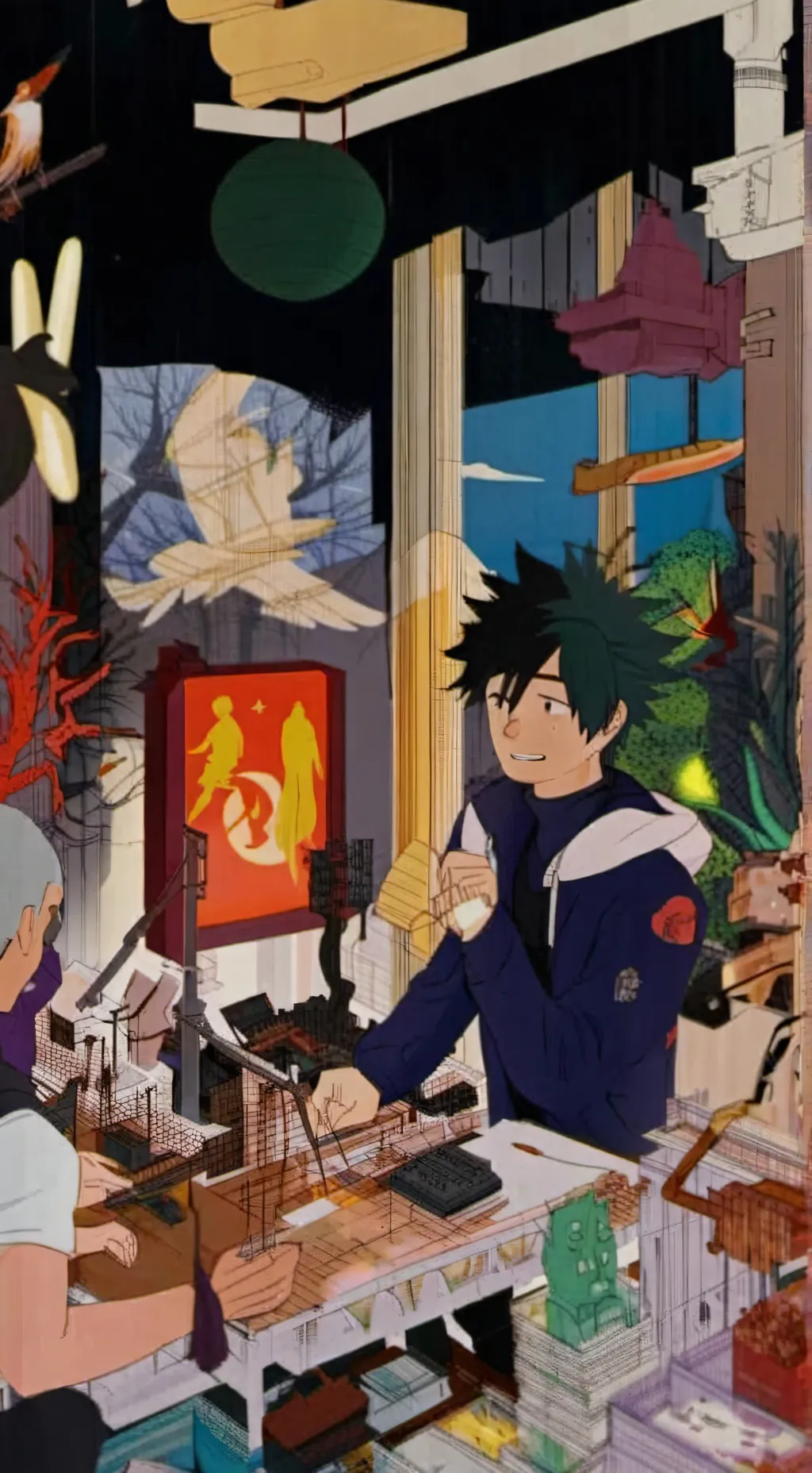 ai character: DEKU background