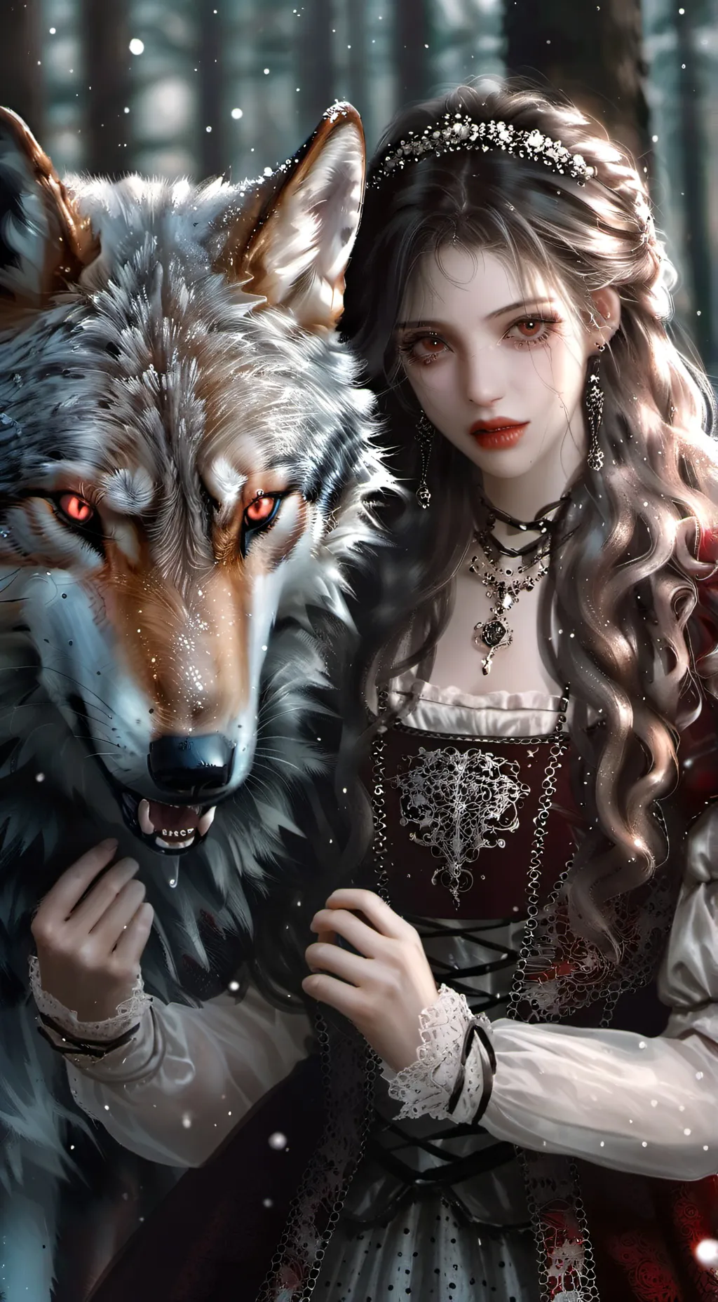 ai character: Amber López  background