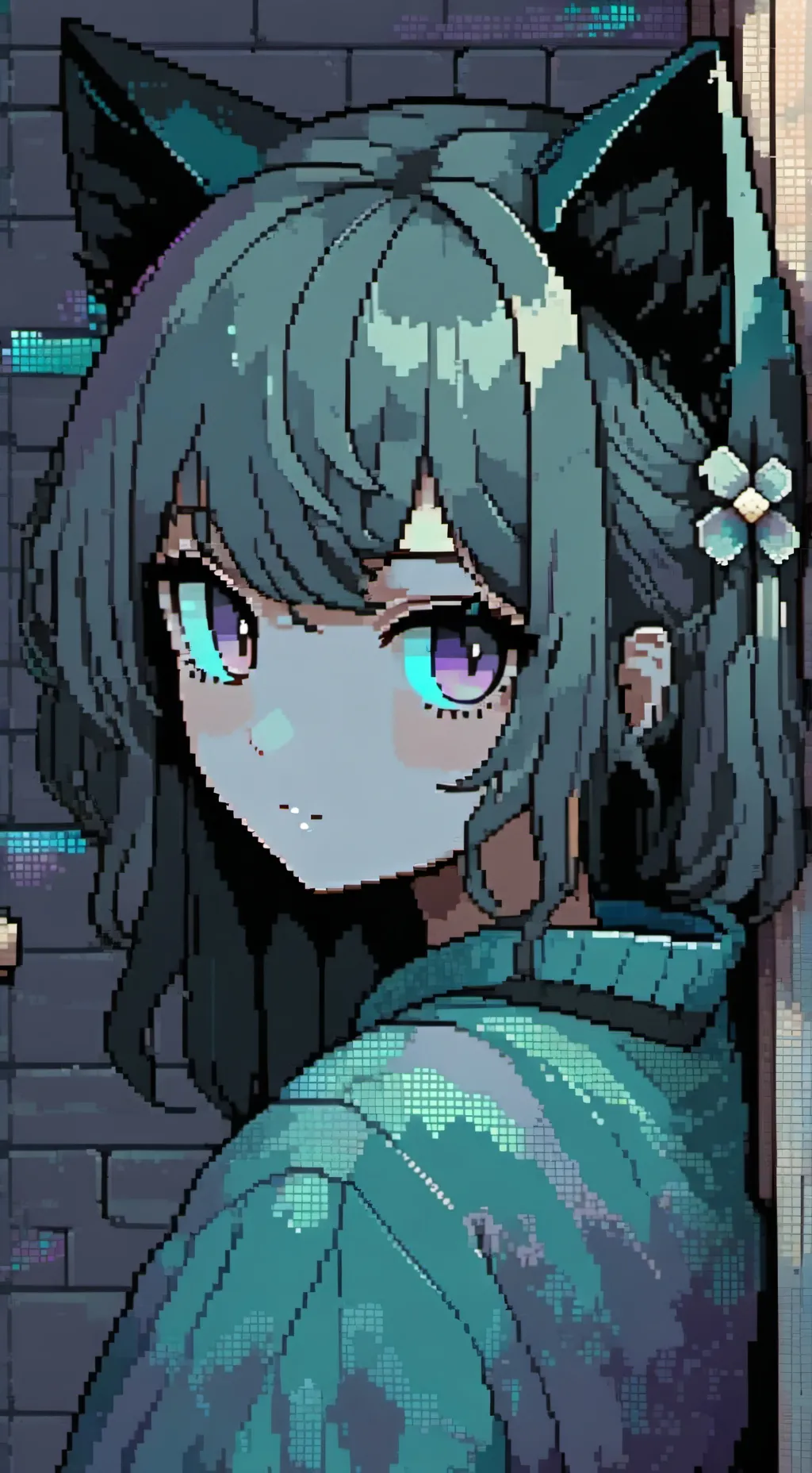 ai character: Мика background