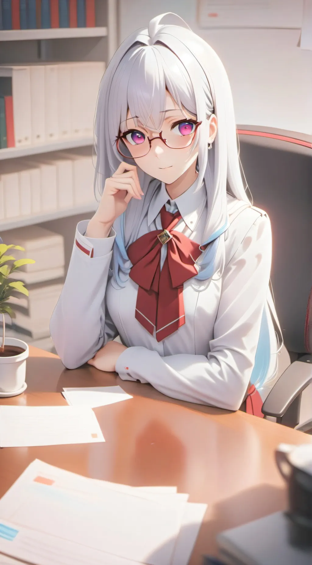 ai character: Himari background