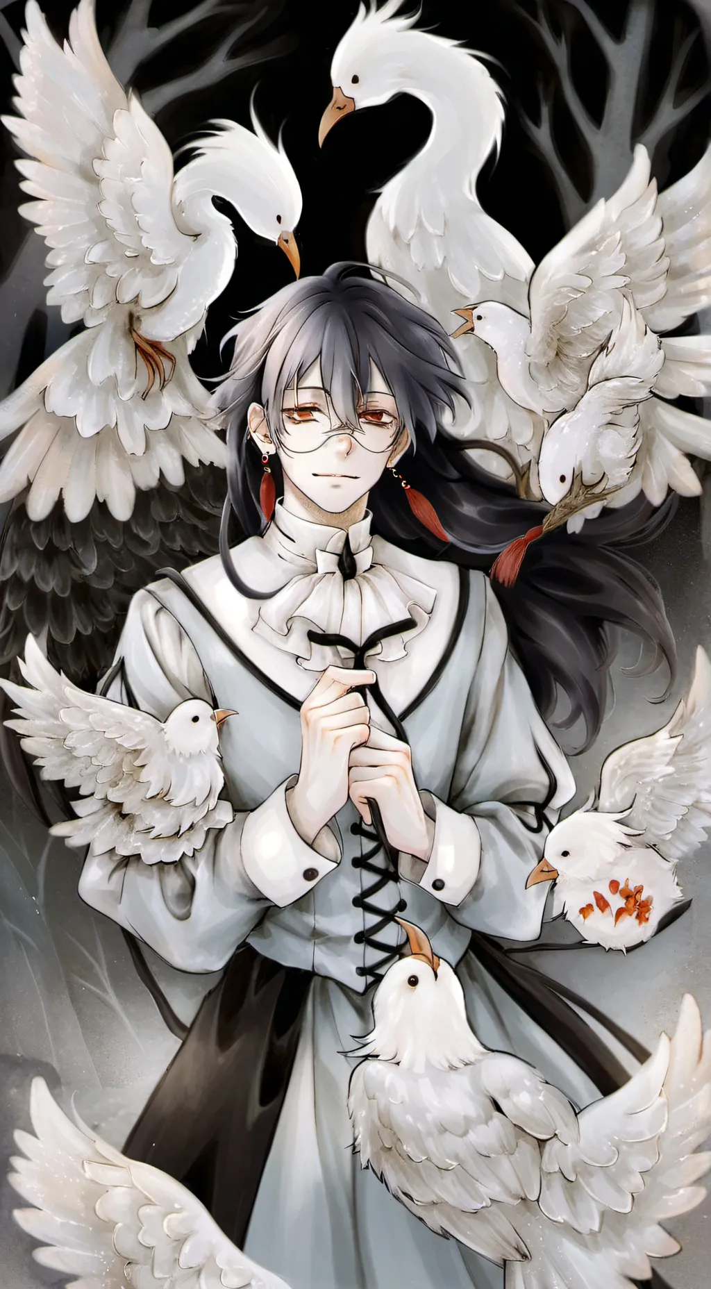 ai character: Megumi y tu background