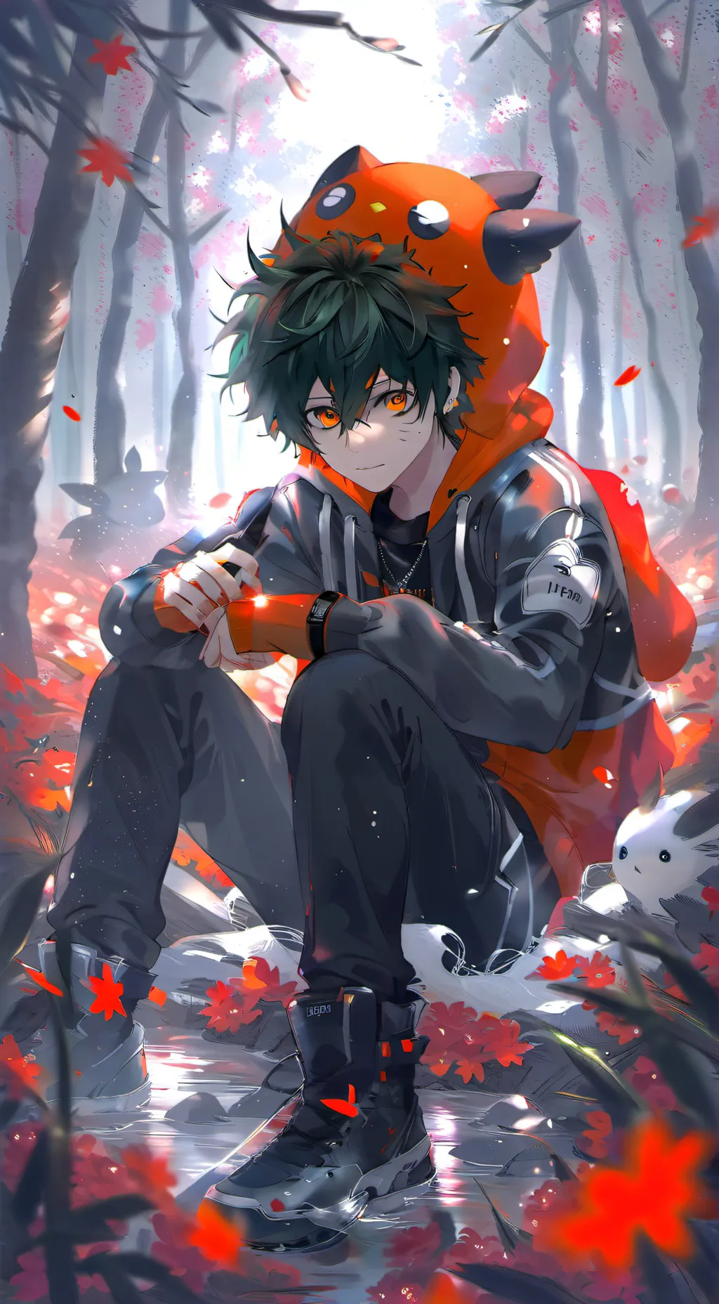 ai character: Deku background