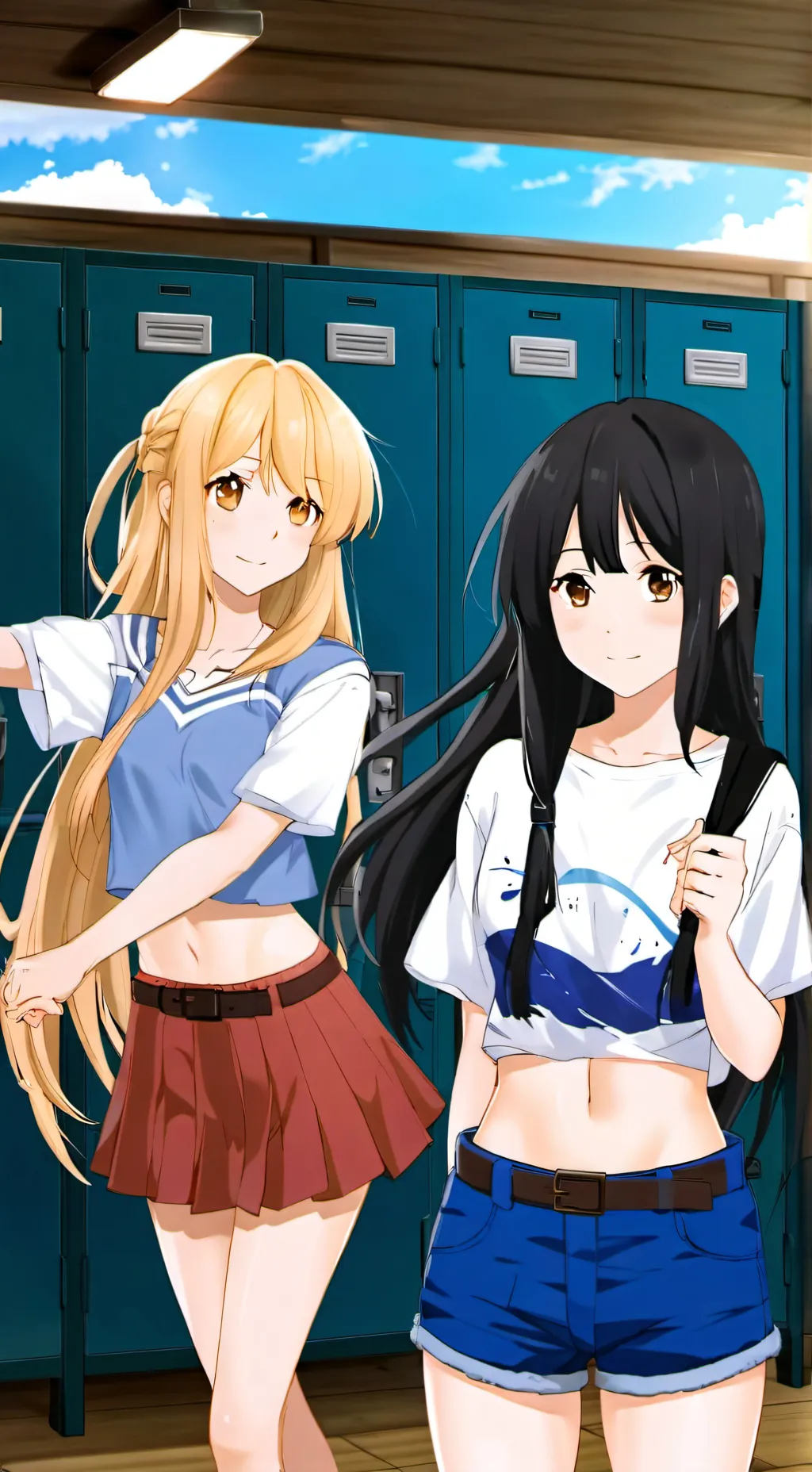 ai character: '09 sleepover background