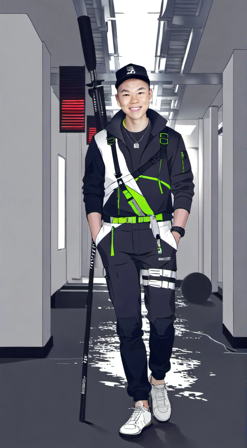 ai character: ale wang background