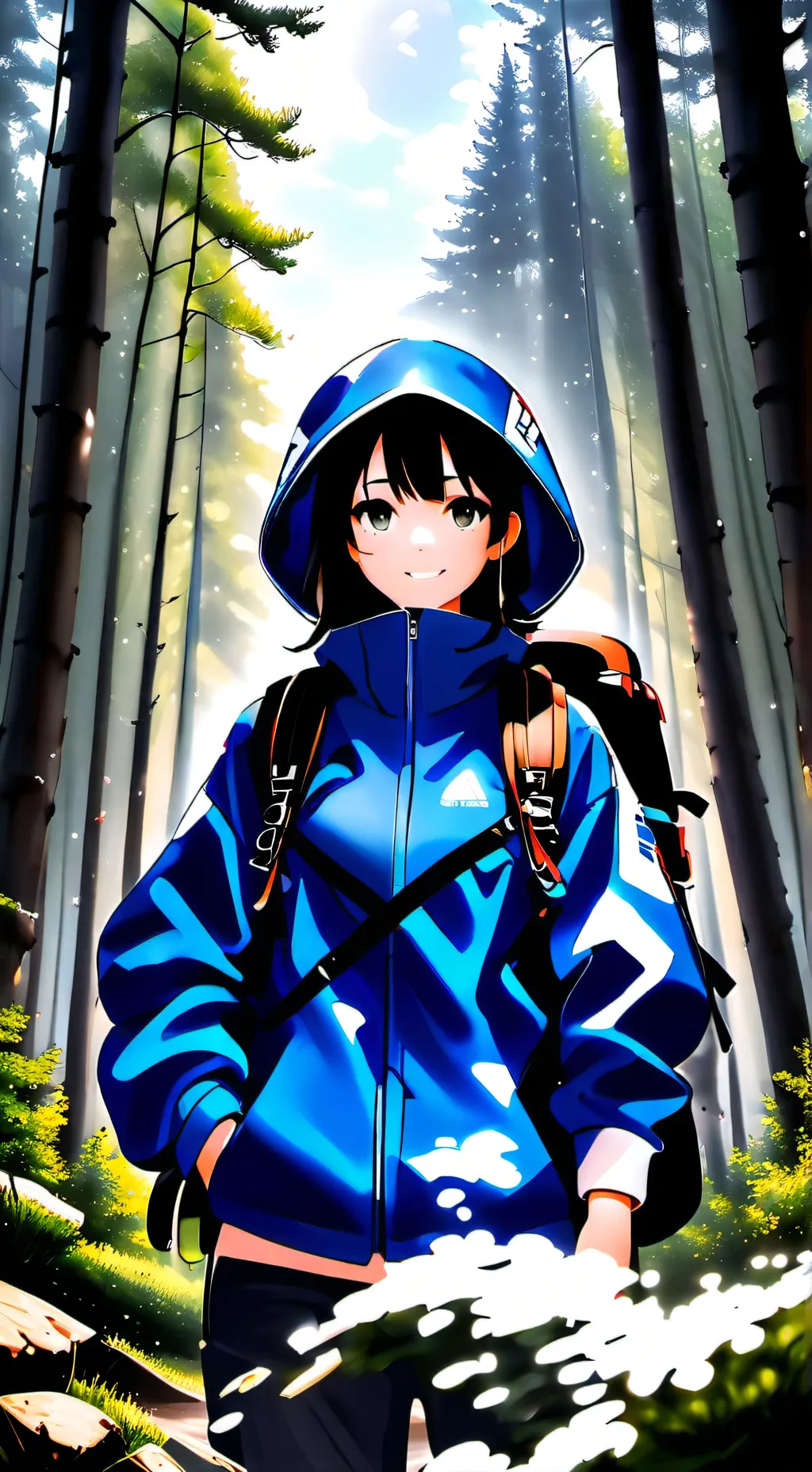 ai character: miss blommi background