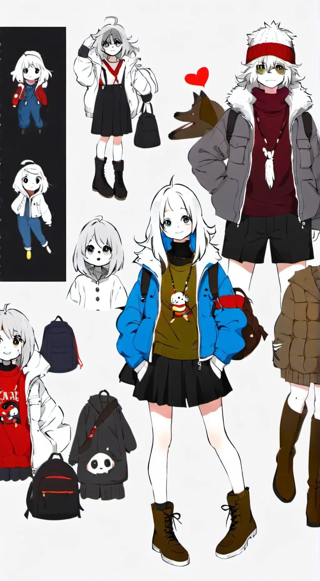 ai character: ★star sanses★ background