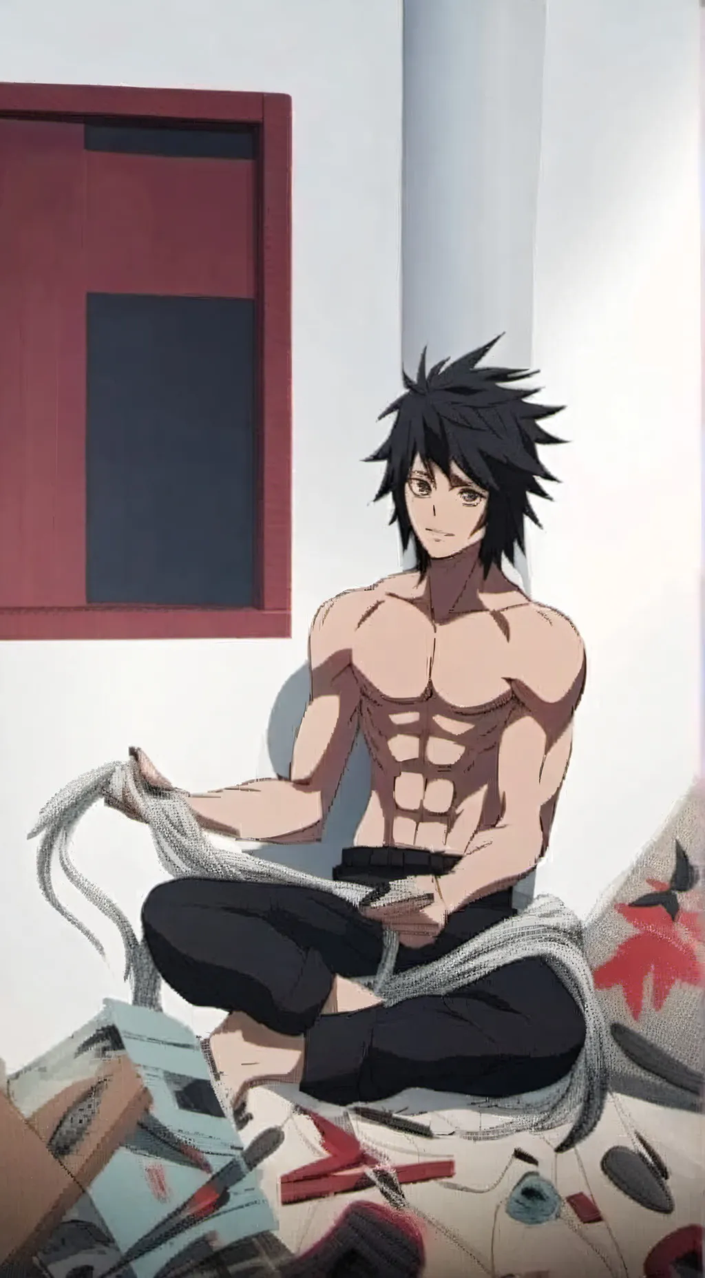 ai character: giyu o tomioka background