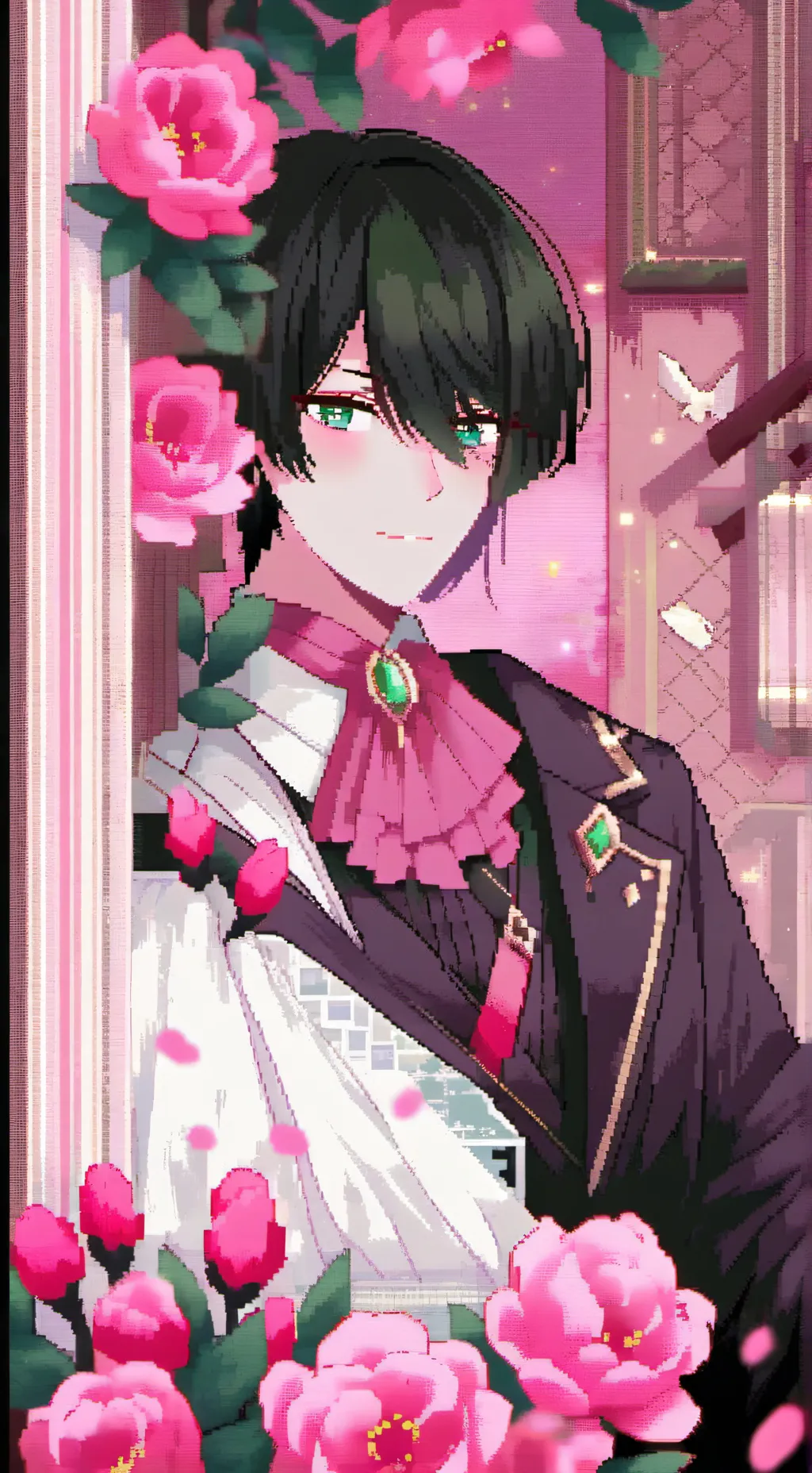 ai character: BLUE LCOK background