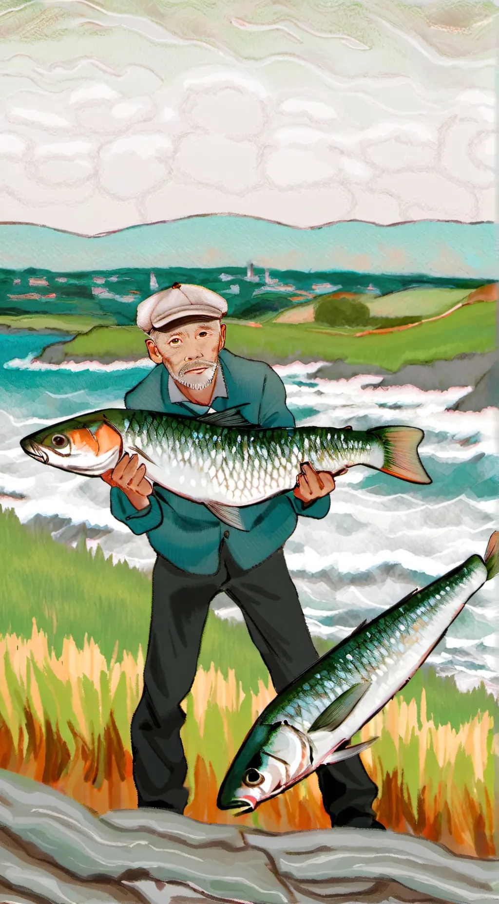 ai character: TILL FISH CANNON.  background