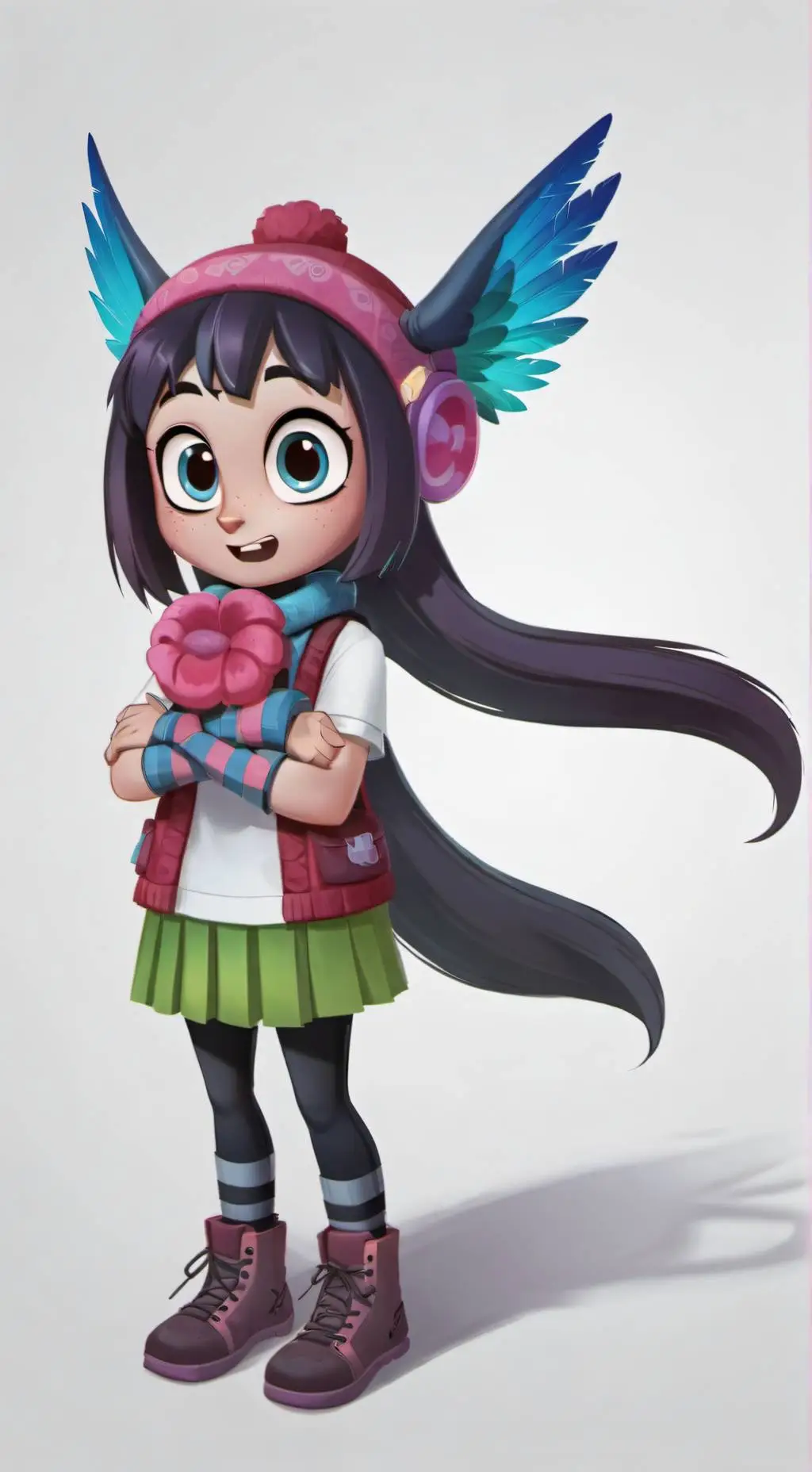 ai character: Flutter background