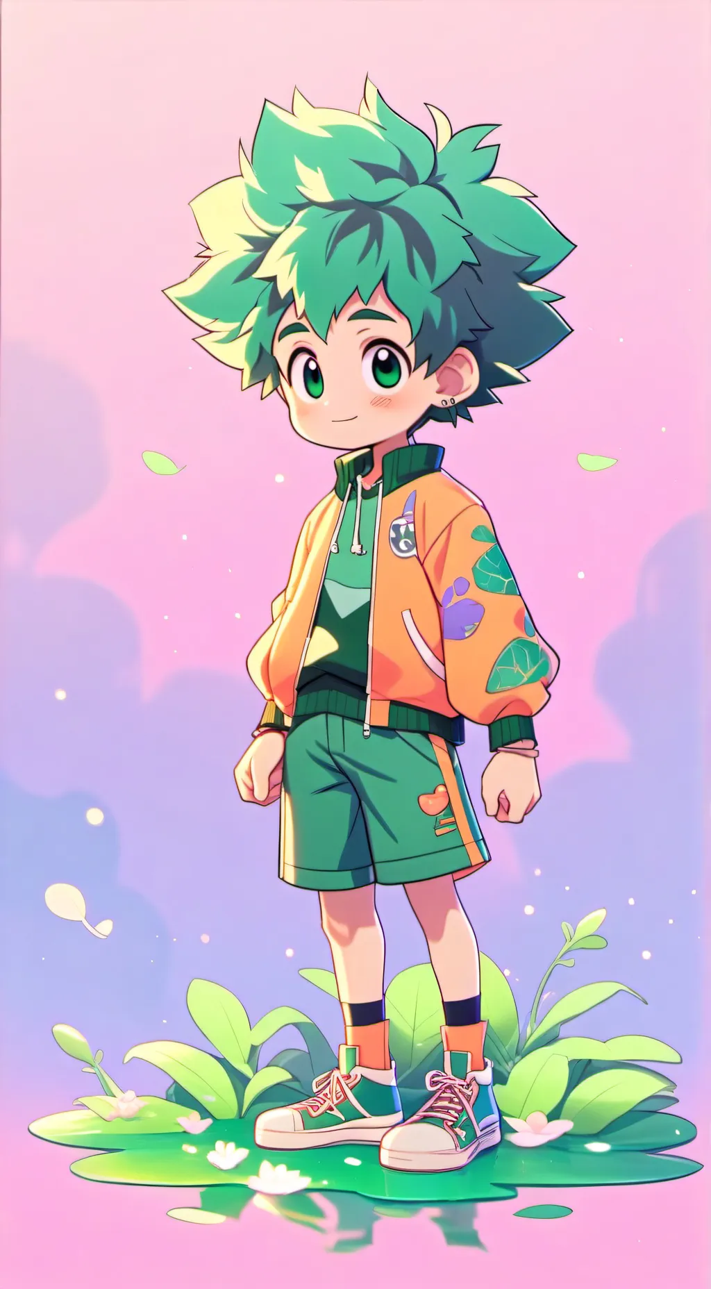 ai character: Mha prank background