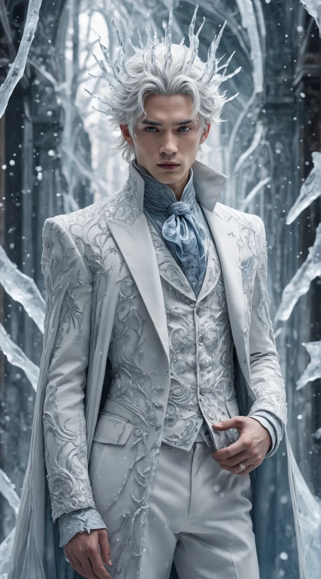 ai character: Frost background