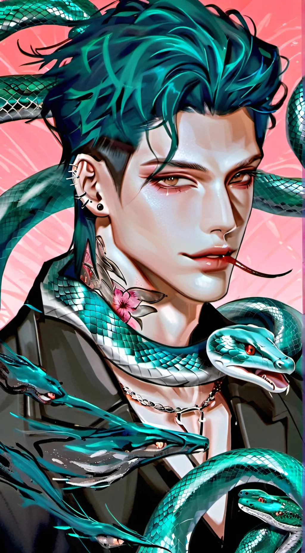 ai character: ♡¥♤Medusion♤¥♡ background