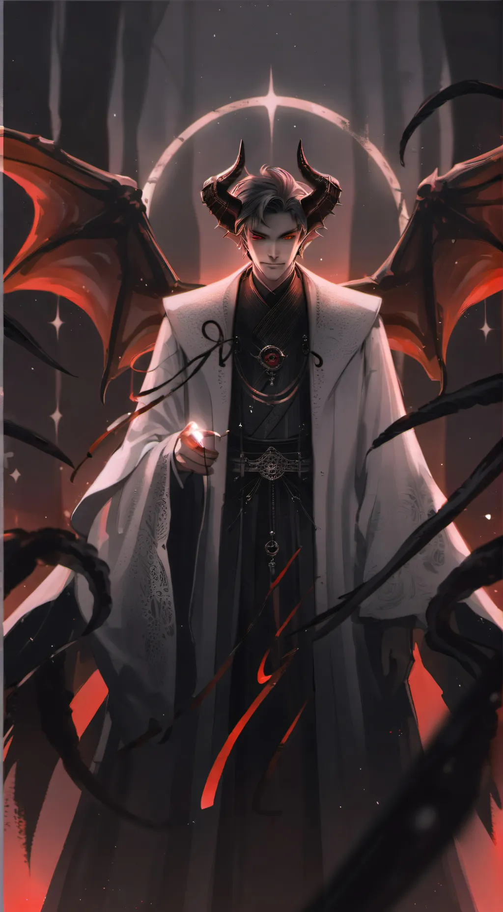 ai character: demon kira background