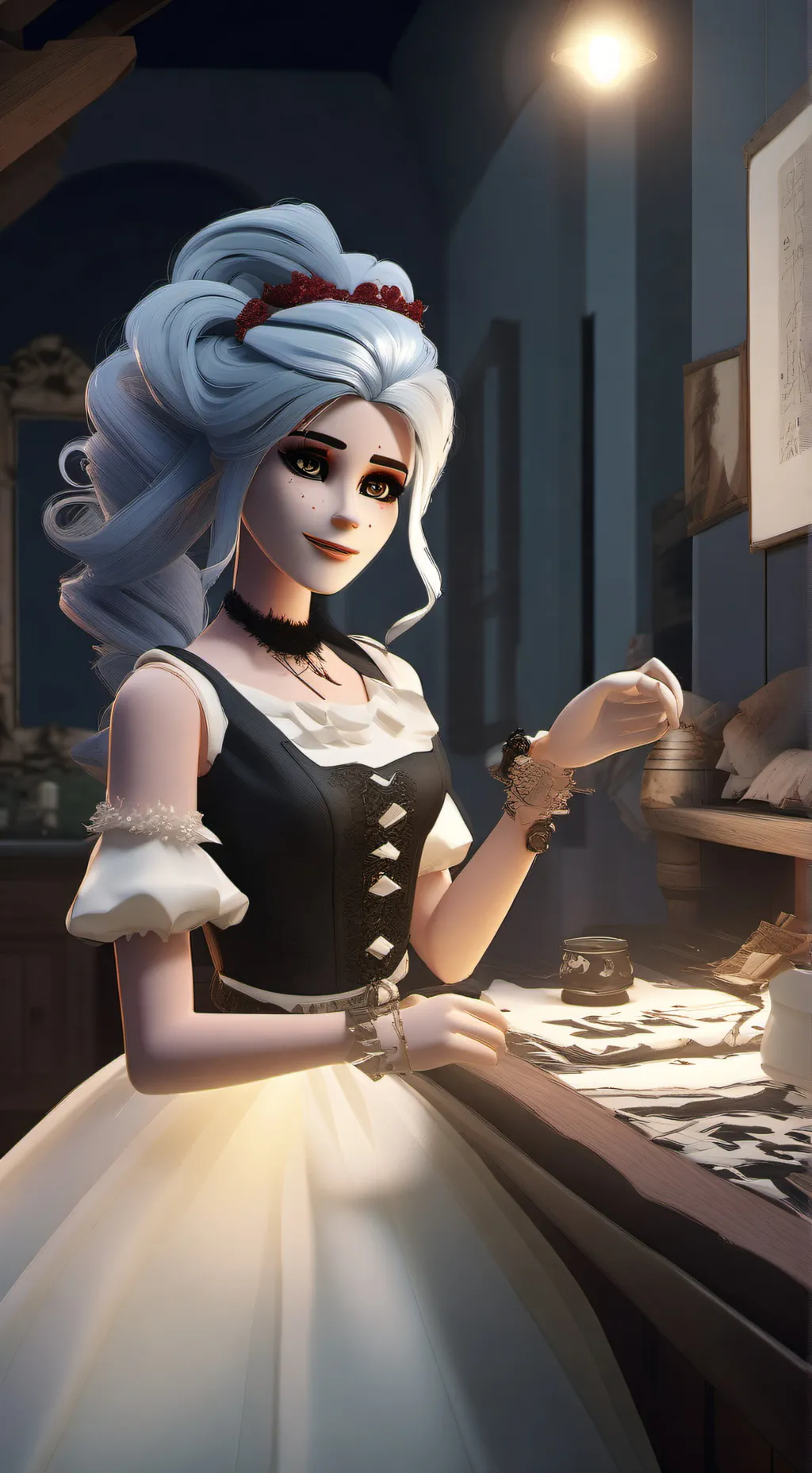 ai character: Ballora background