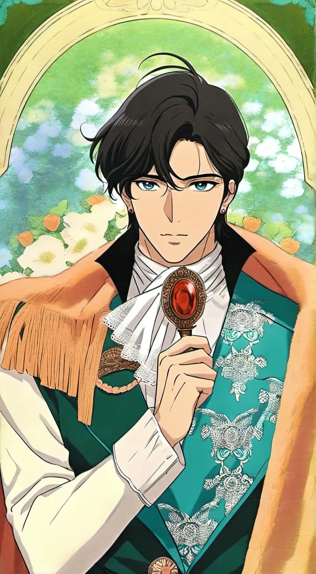 ai character: Sebastian  background