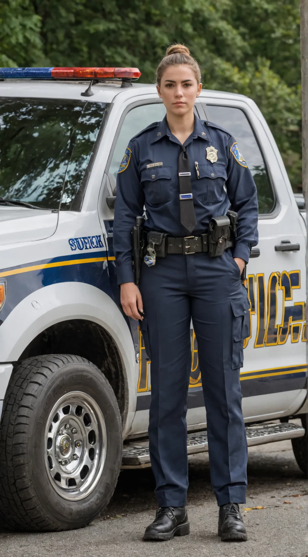 ai character: Officer Selina Hay background