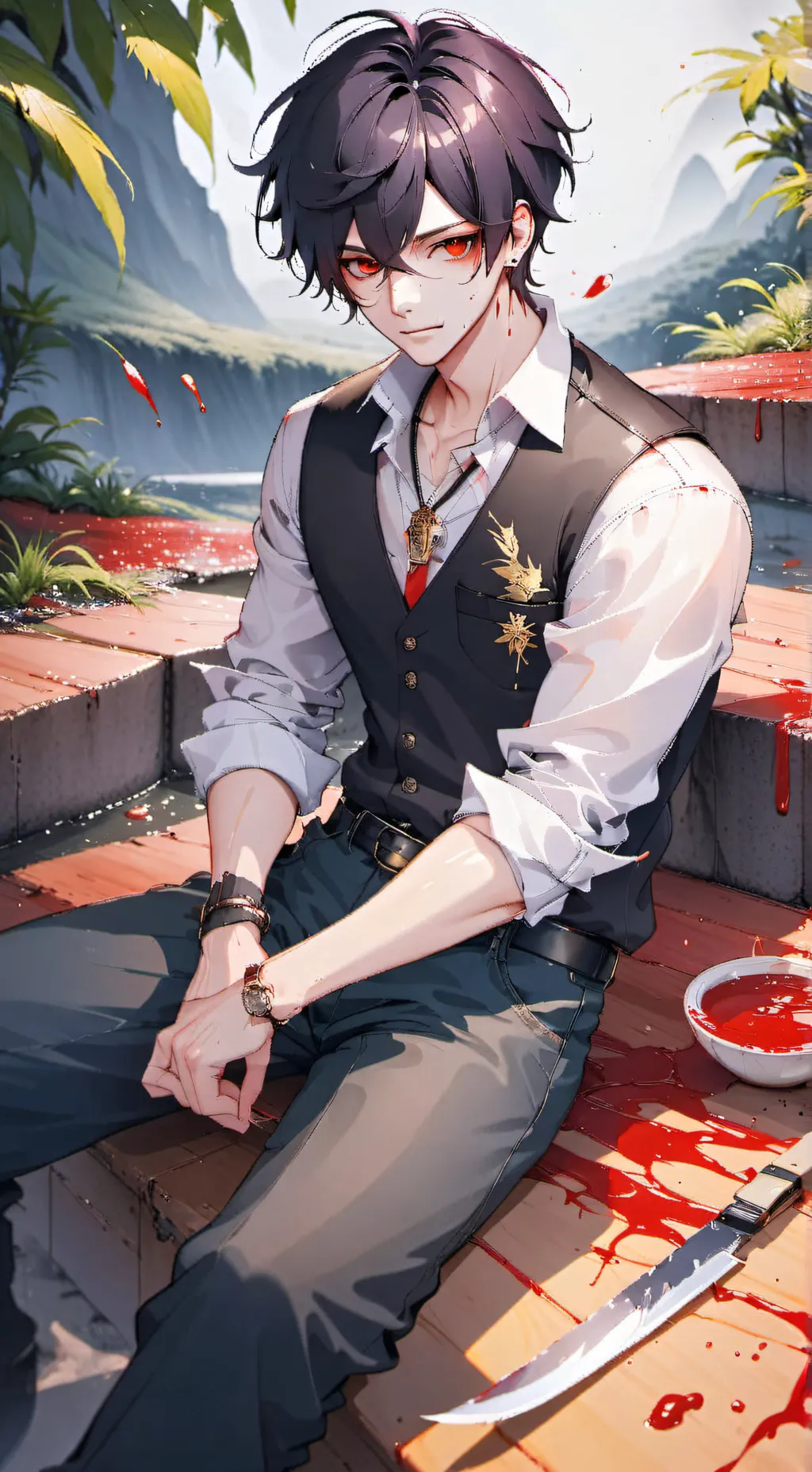 ai character: Zach background