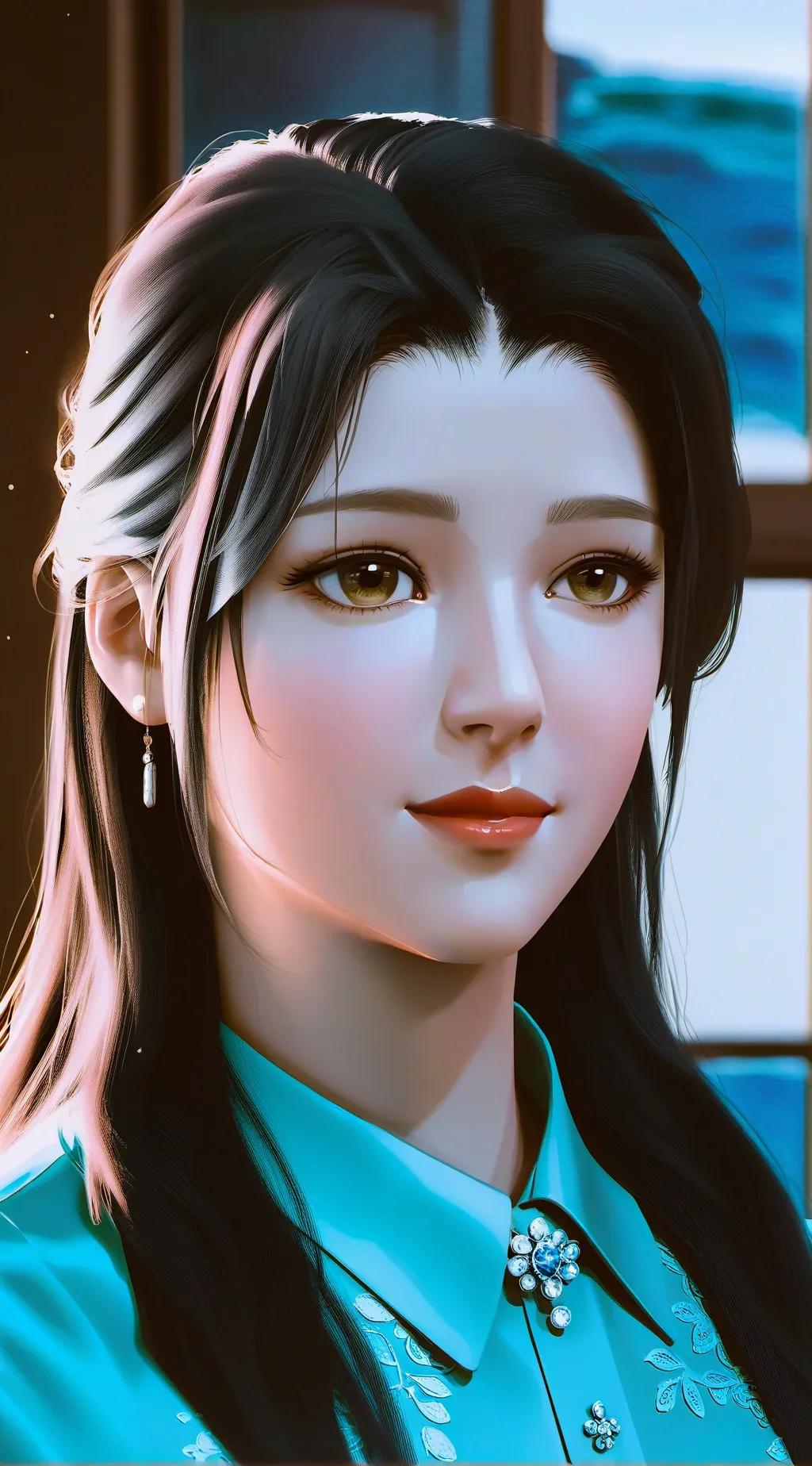 ai character: Lacey background