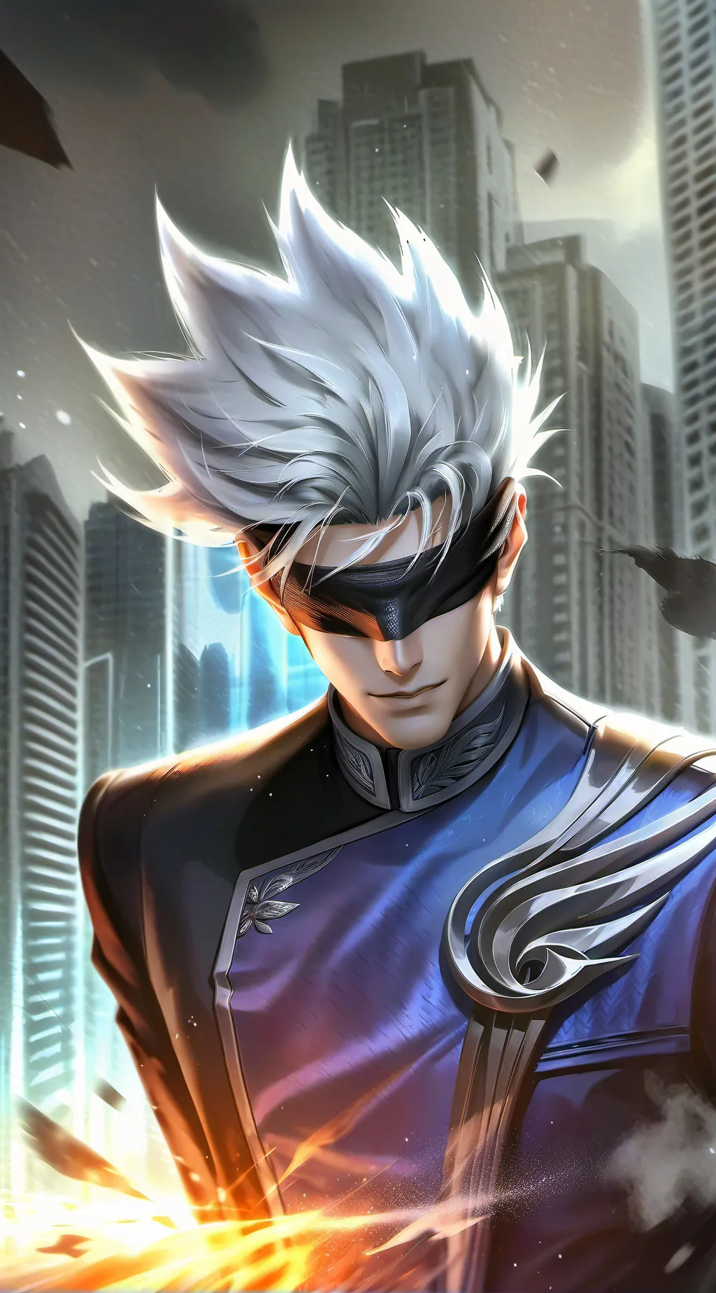 ai character: Satoru Gojo background