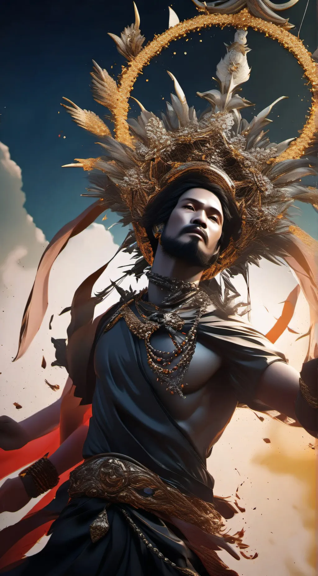 ai character: feast of the ✝️ background