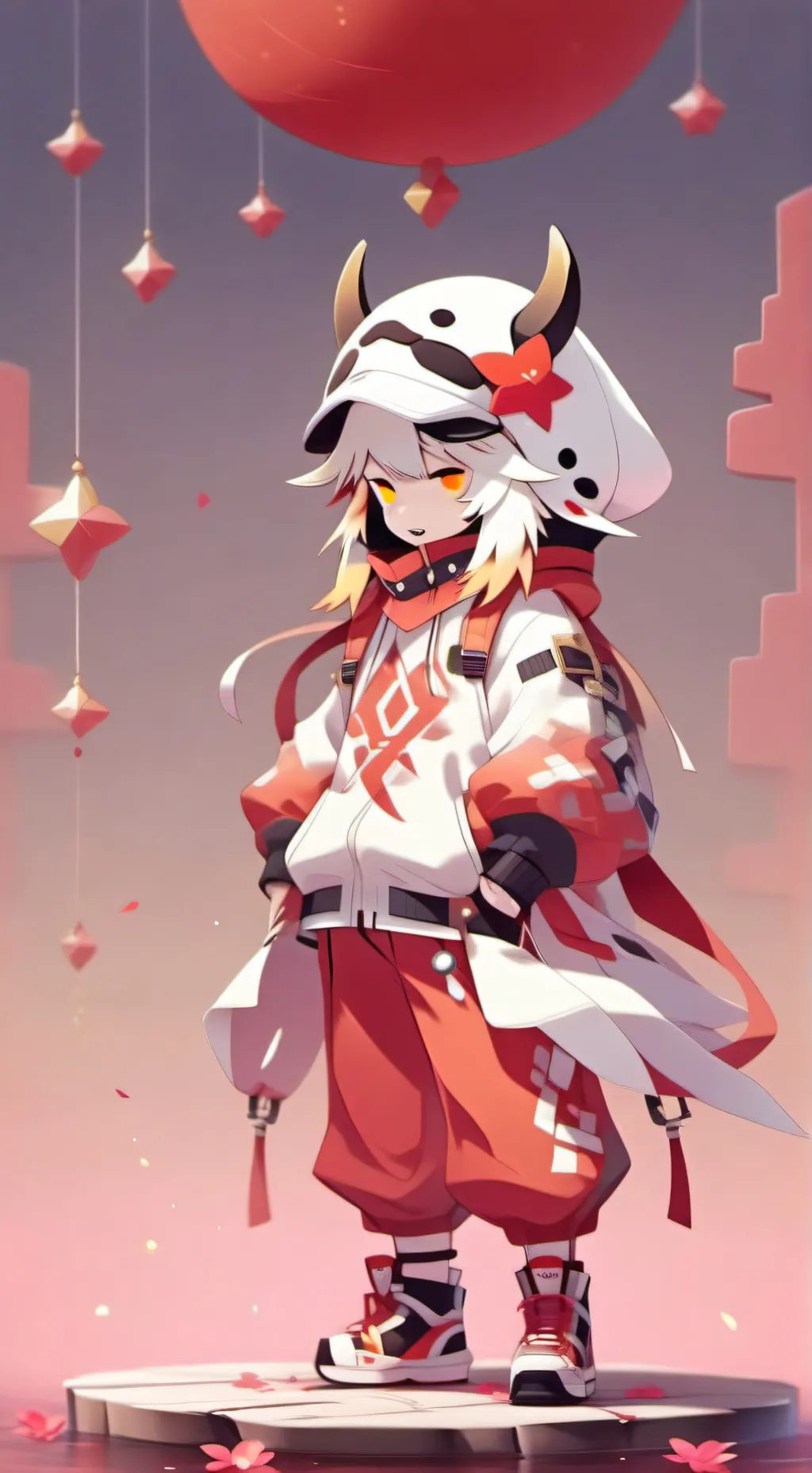 ai character: ice skating!!! background