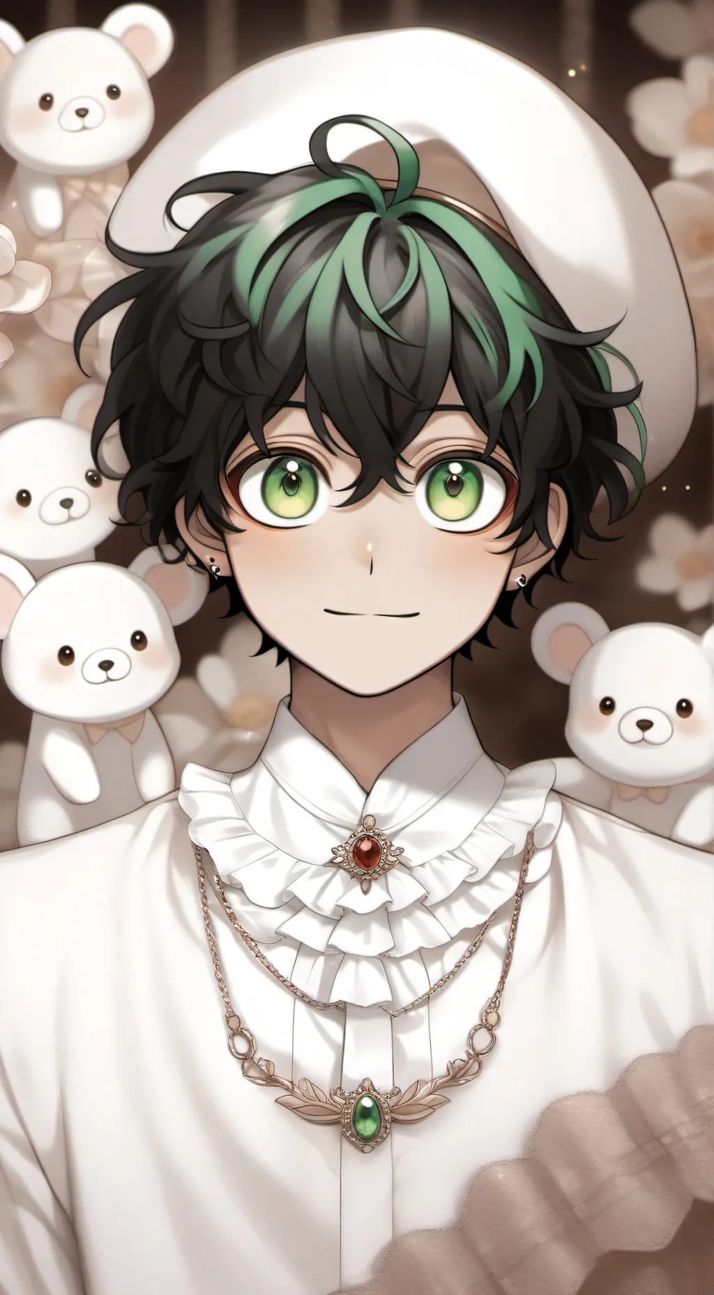 ai character: izuku background