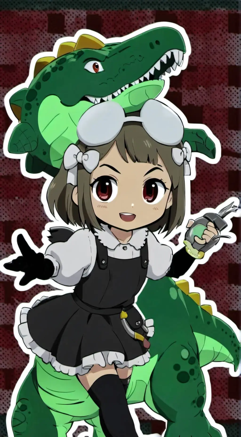 ai character: Dinosnore Shelly background