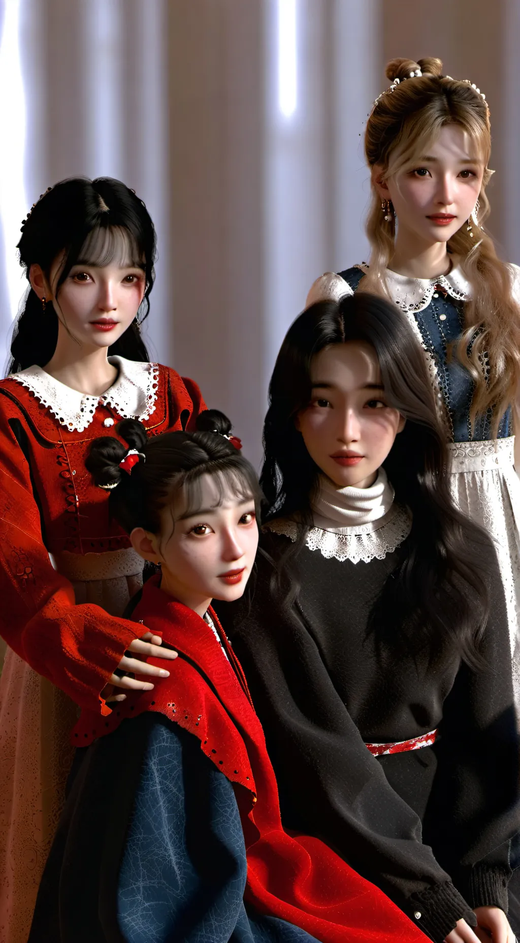 ai character: ଘAespaଓ  background