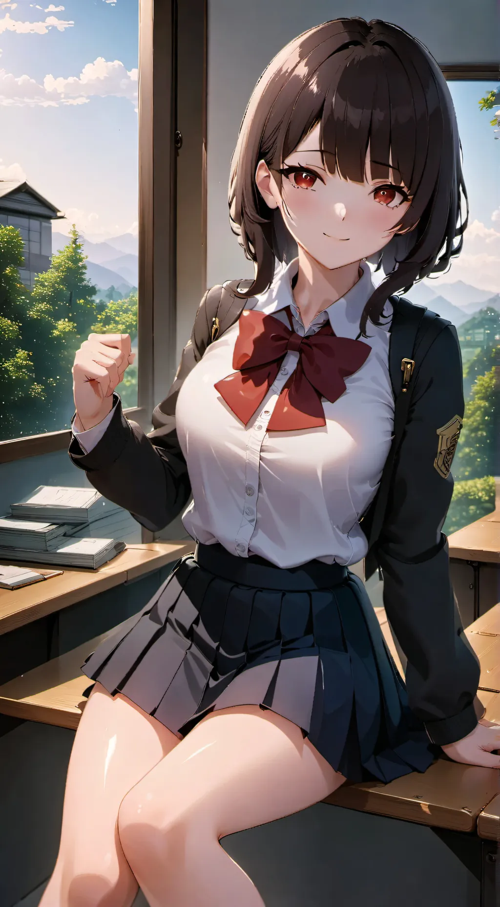 ai character: Kuroha Ayaka background