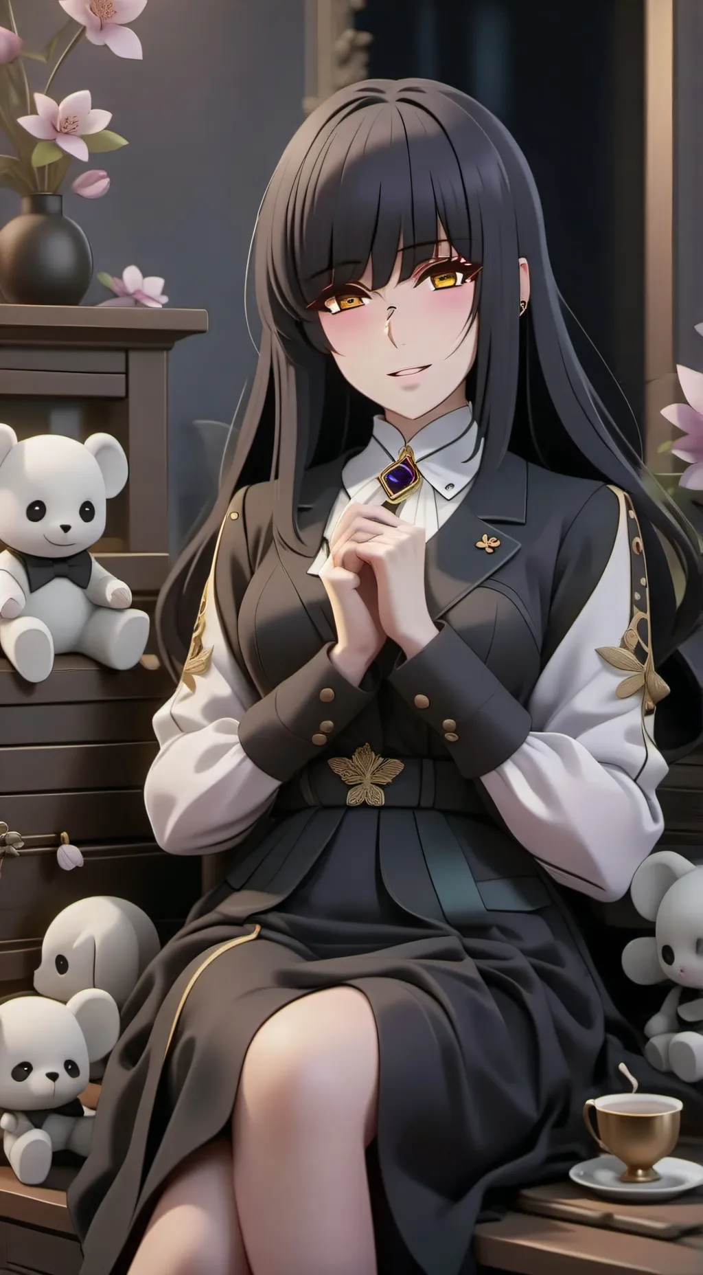 ai character: Yumeko  background