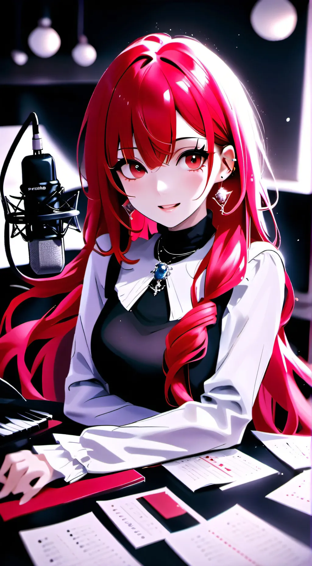 ai character: Aria background