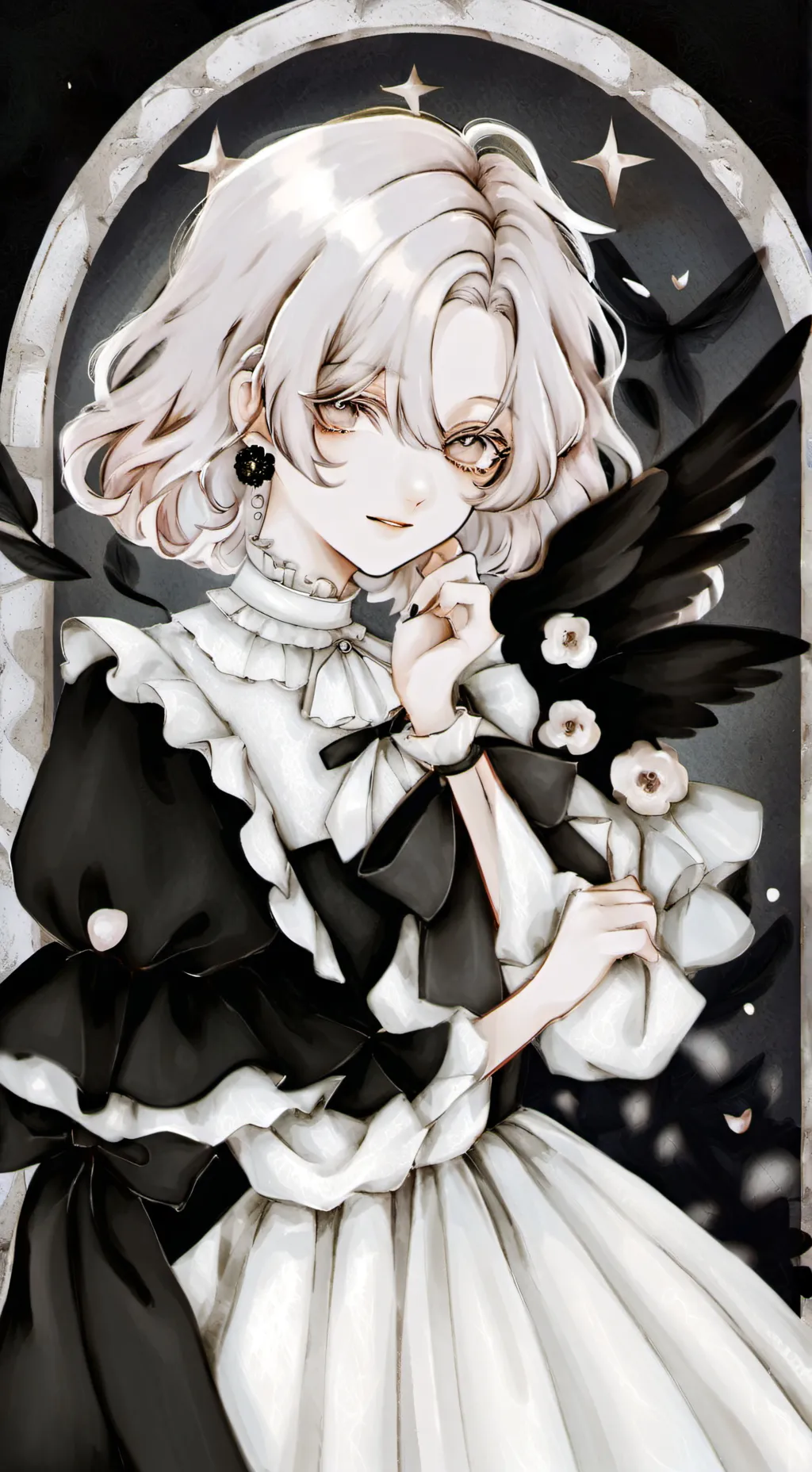 ai character: bakugo vamipre background