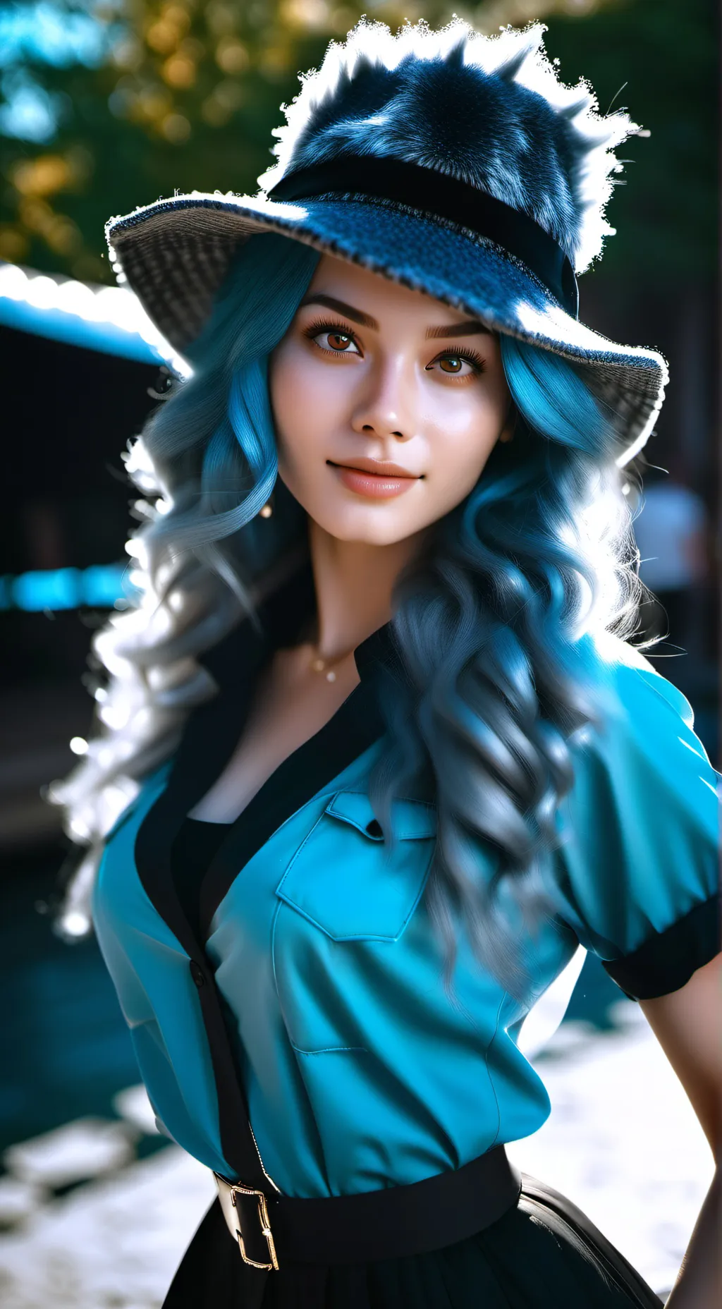 ai character: MHA FEILD TRIP background