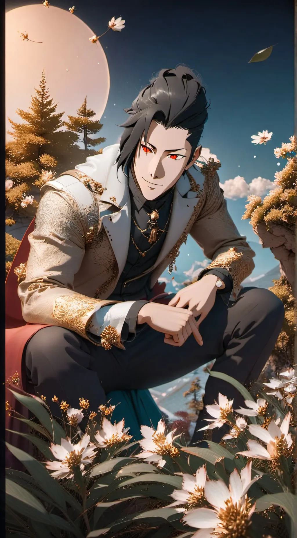 ai character: Geto. background