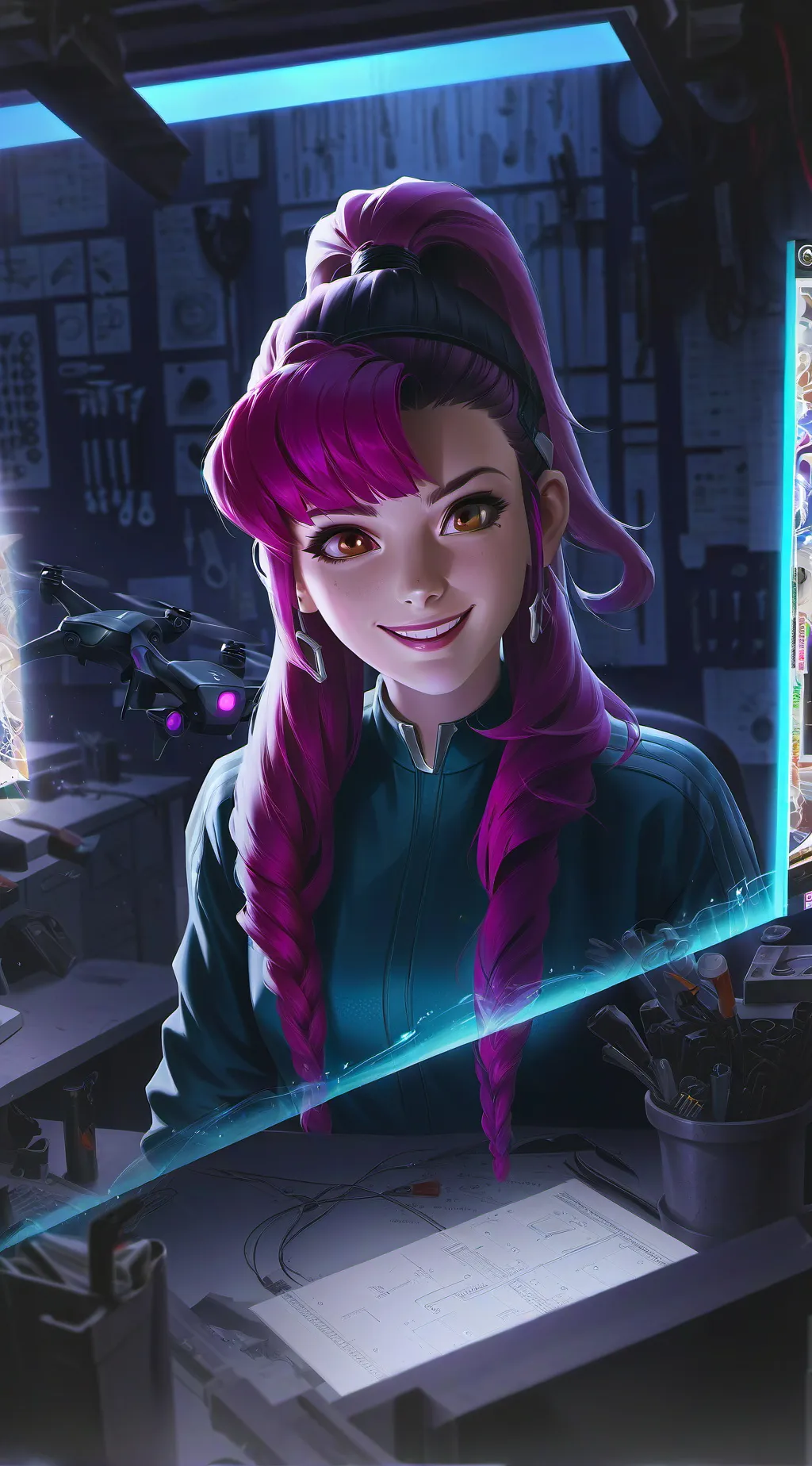 ai character: Elara background