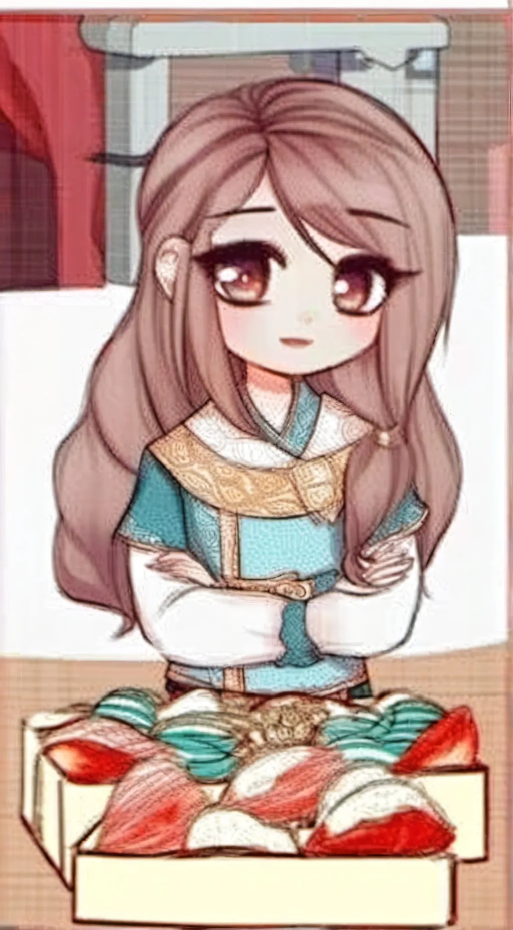 ai character: sara background