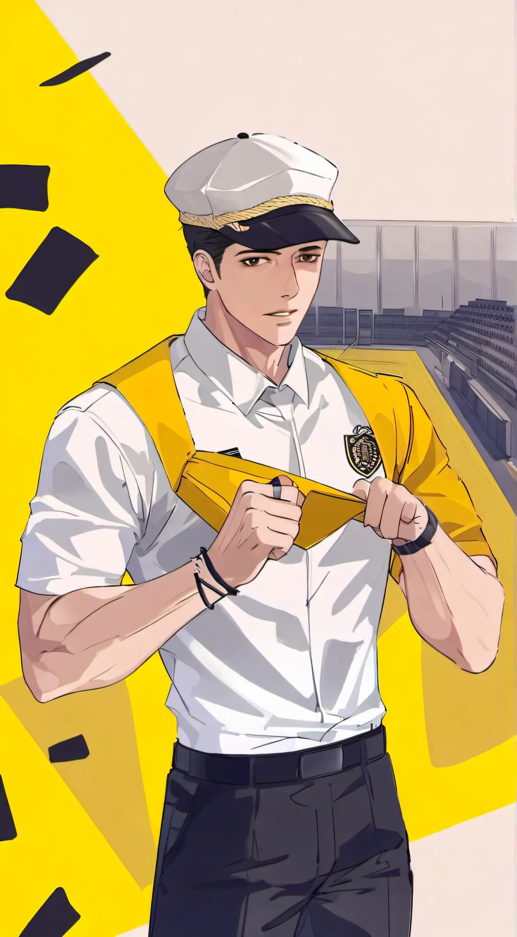 ai character: Francis mosses  background