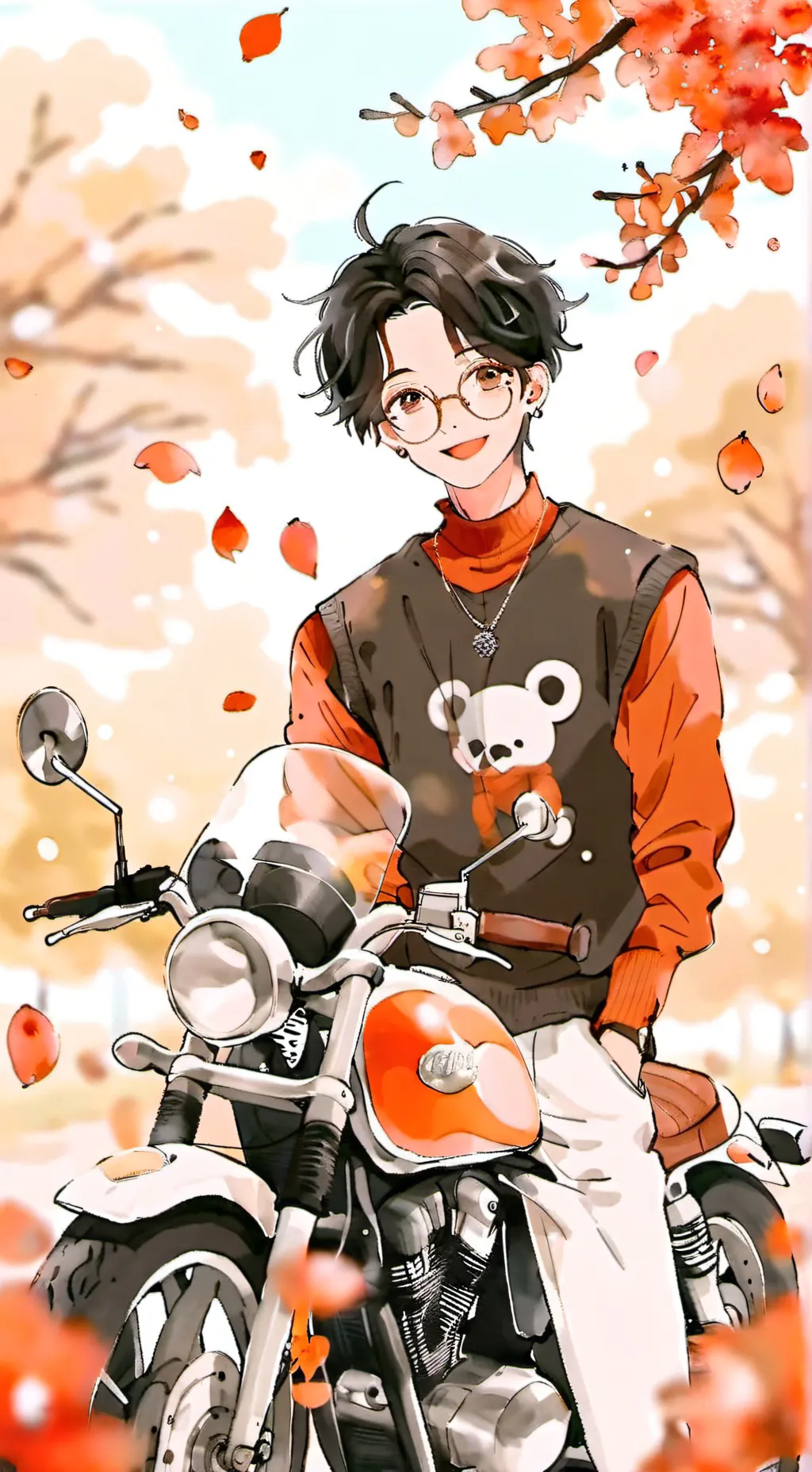 ai character: Adrian  background