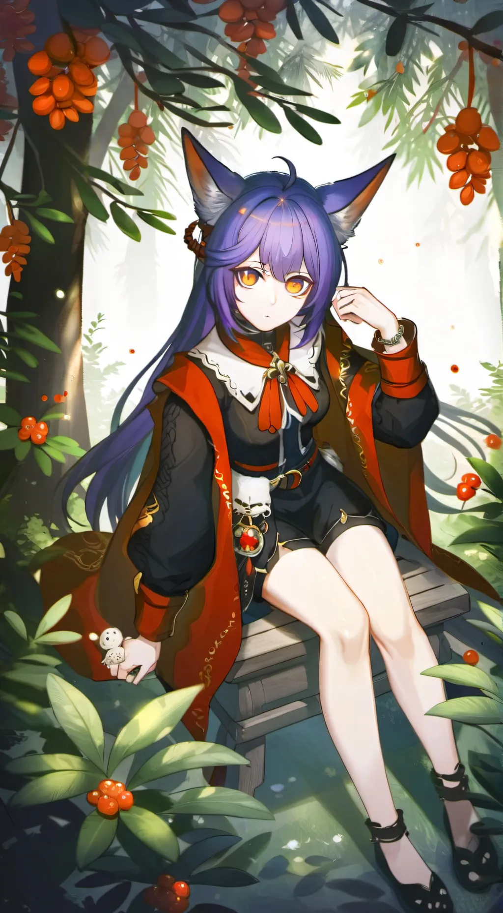 ai character: Катя background