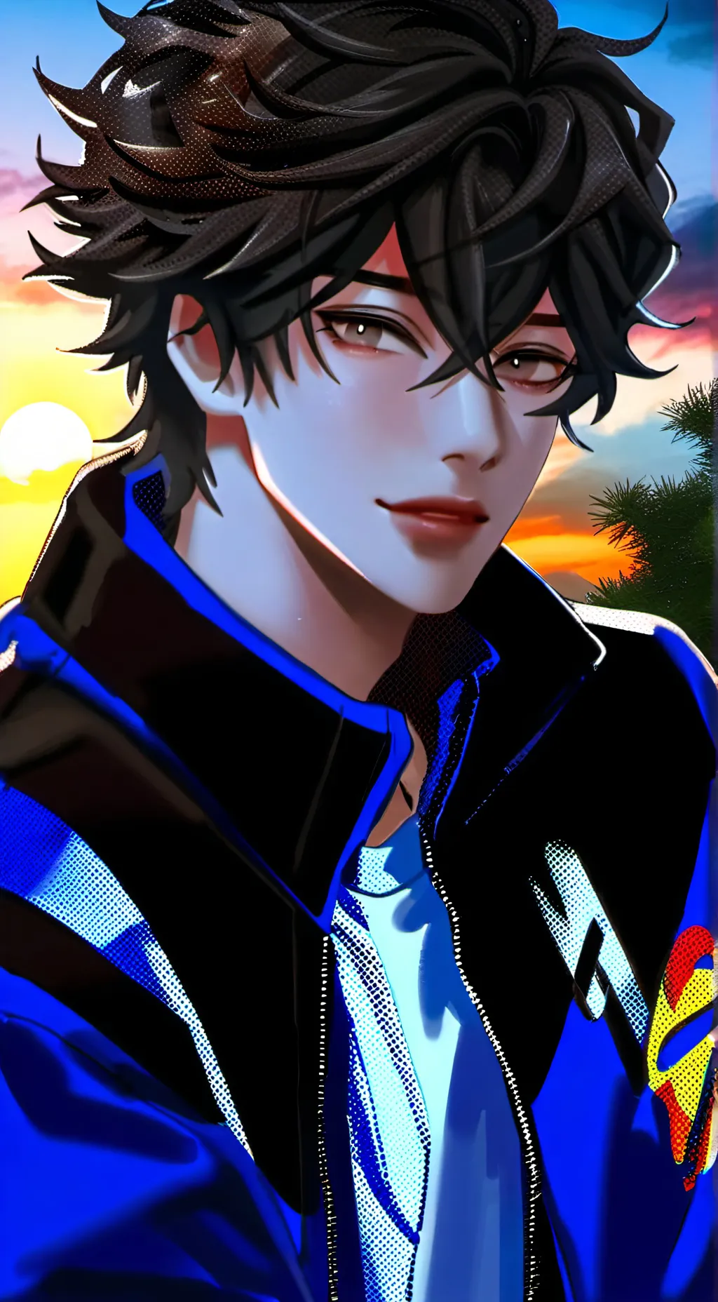 ai character: ❤️CALEB❤️ background