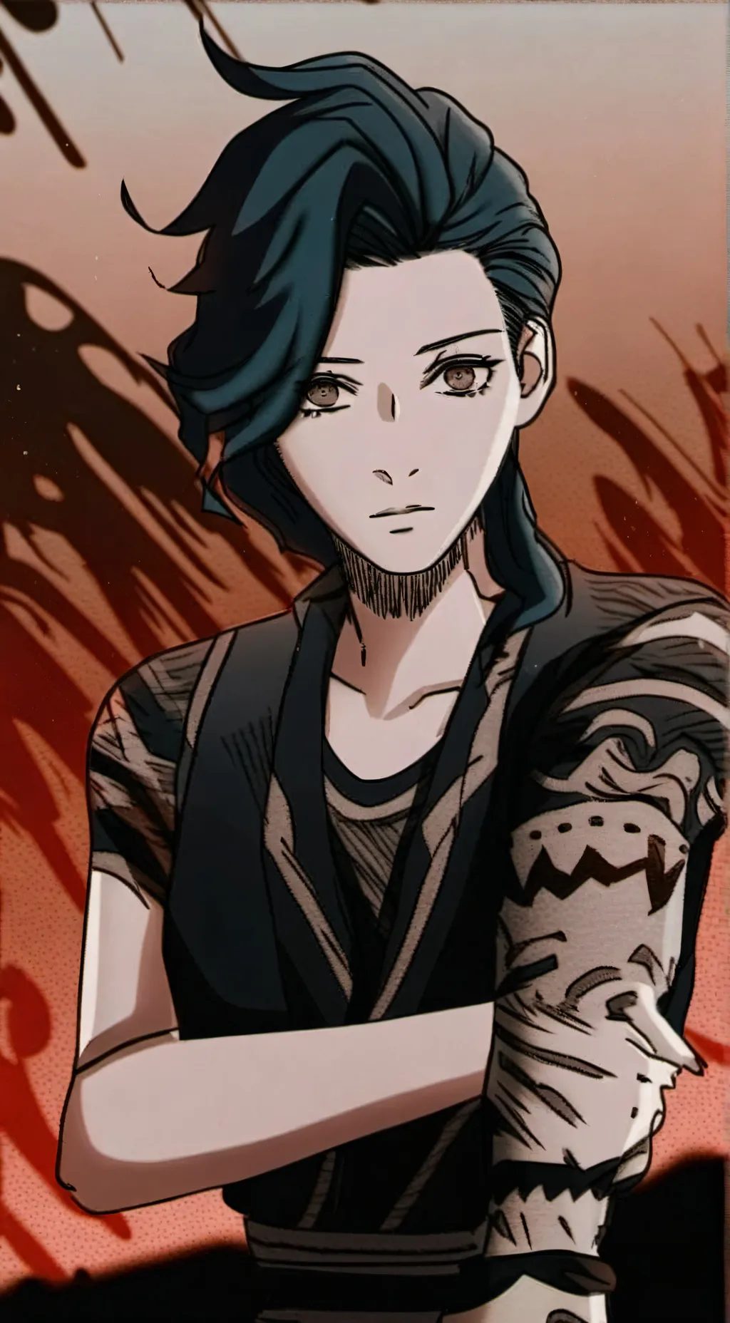 ai character: arcane. + funny background