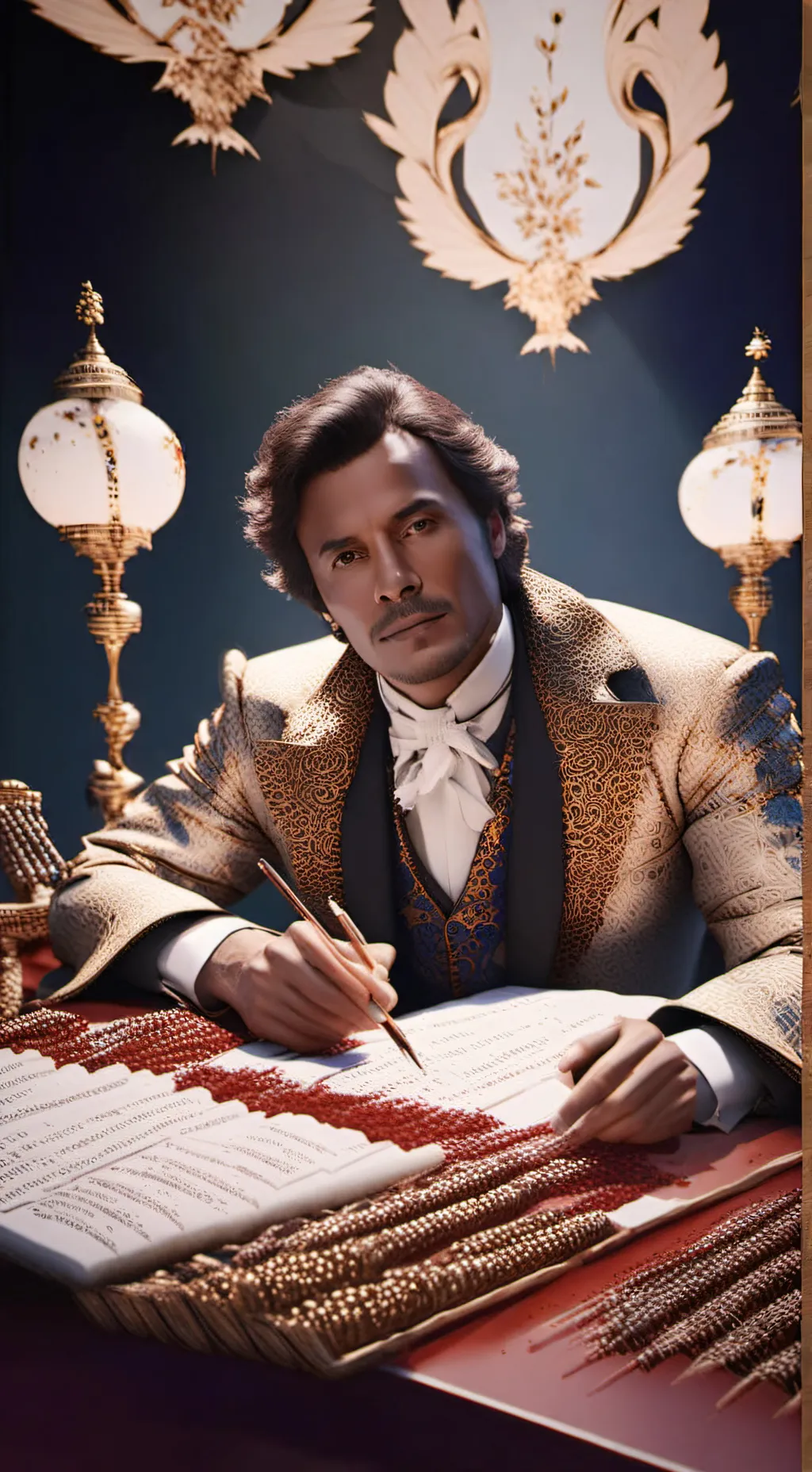 ai character: Manoel Gomes  background